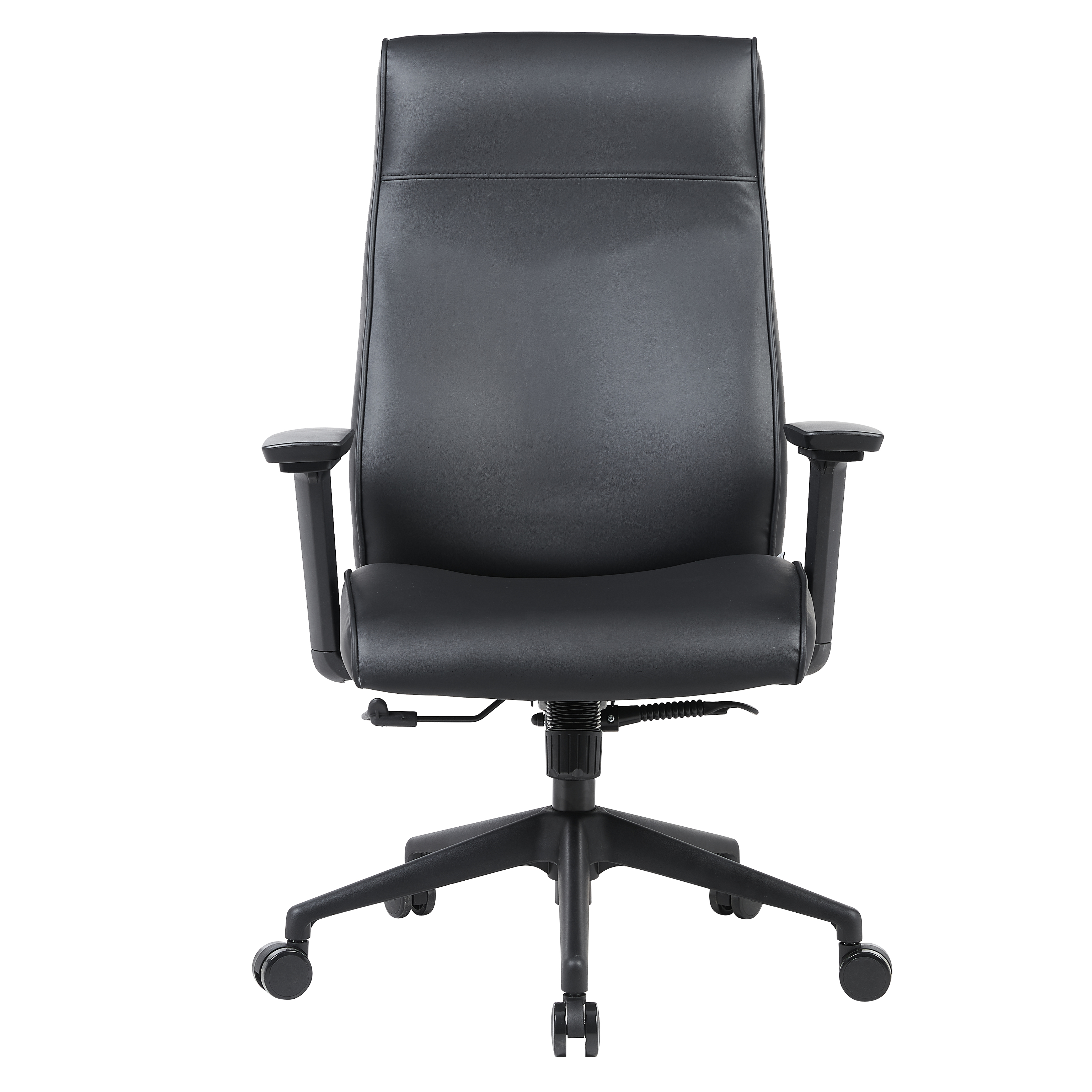 Maxwell Leather Office Chair Stainless Steel Frame and Nylon Base