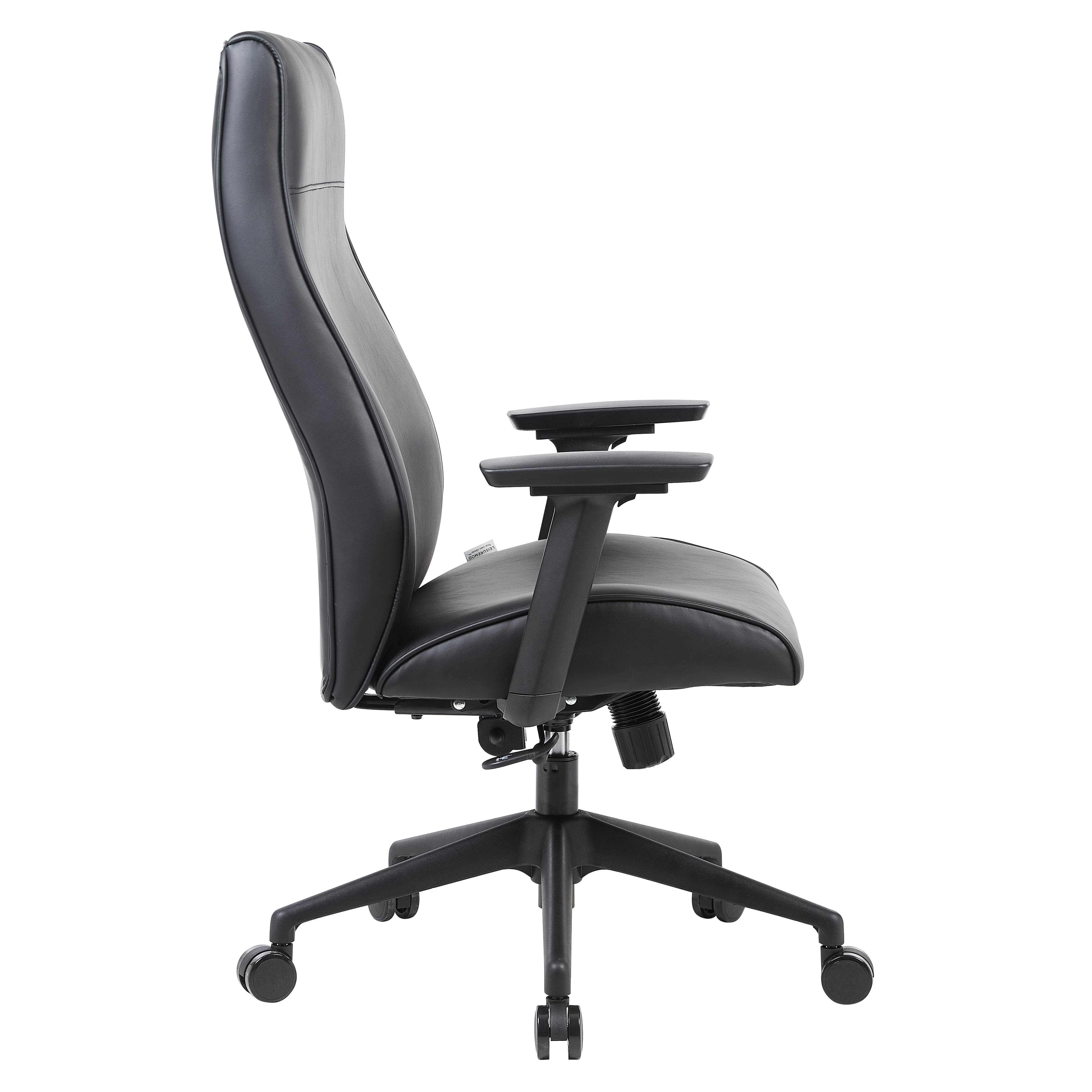 Maxwell Leather Office Chair Stainless Steel Frame and Nylon Base