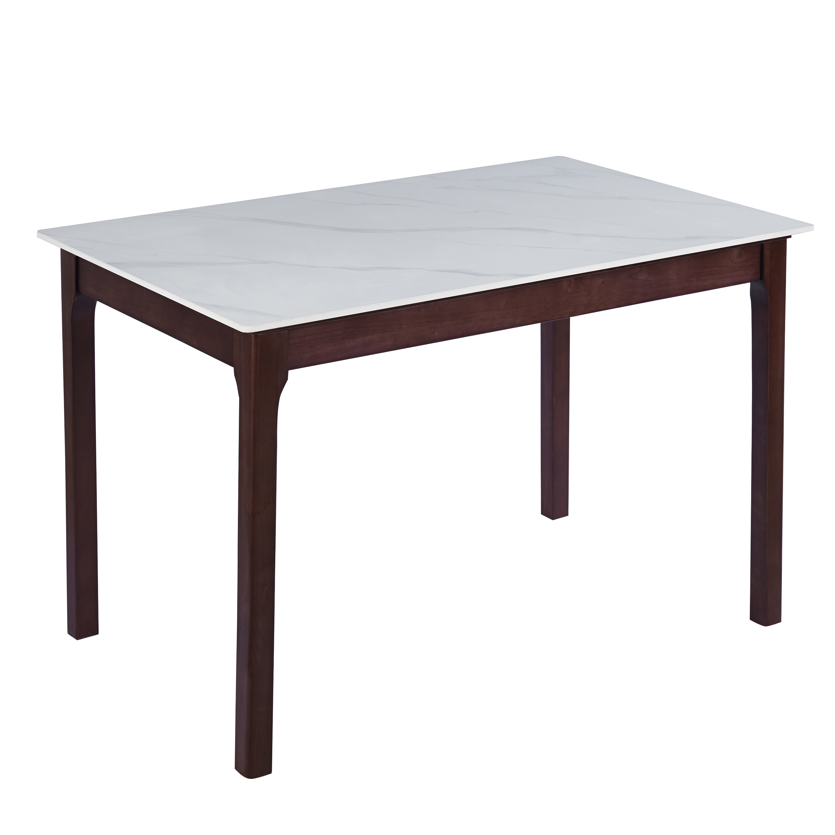 Mina Dining Table with Sintered Stone Tabletop with Metal/Wood Legs