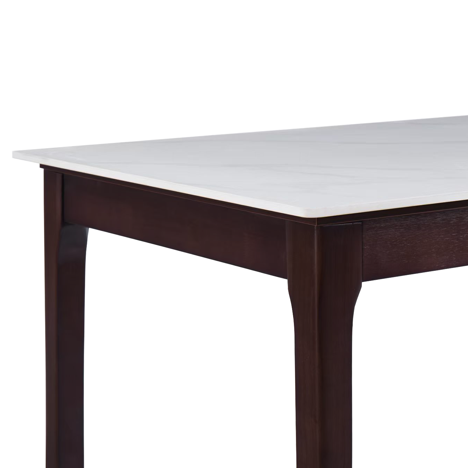 Mina Dining Table with Sintered Stone Tabletop with Metal/Wood Legs