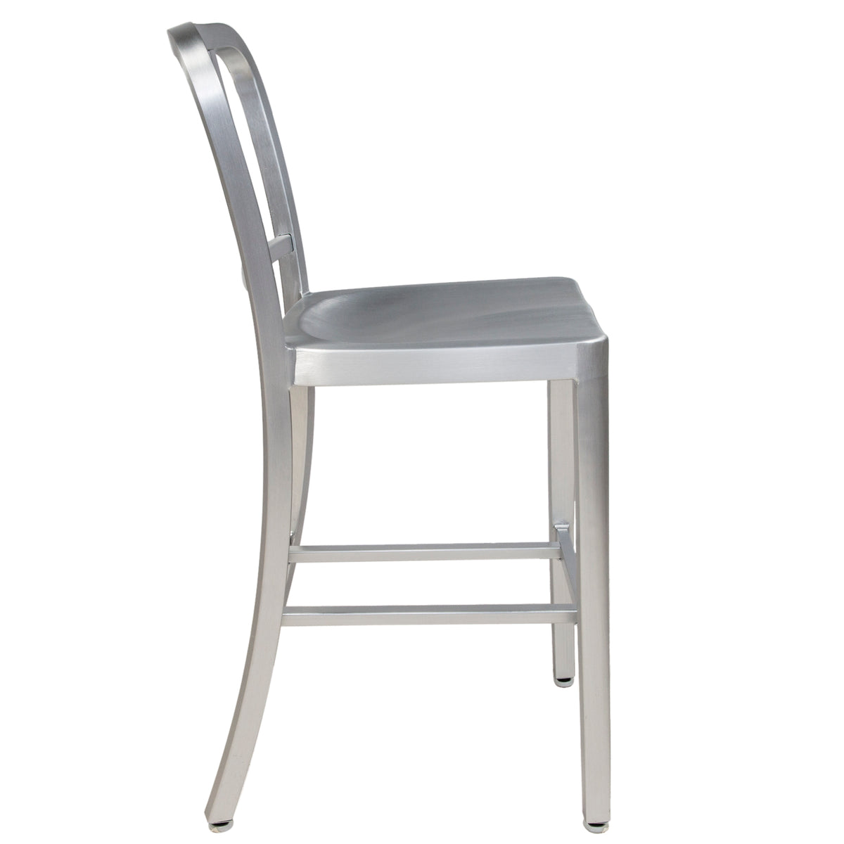 Aluminum Bartsool in Silver Finish
