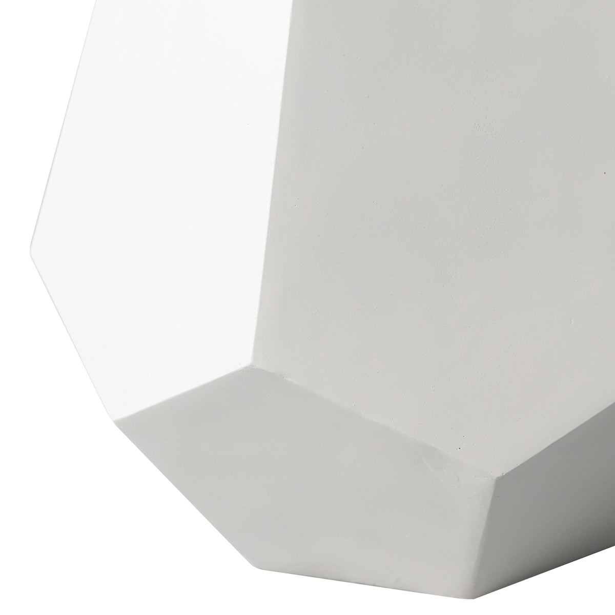 Pyrite Geometric Side/End Table in Fiberstone