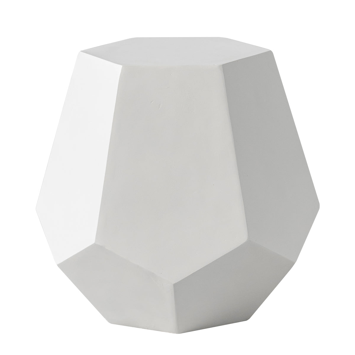 Pyrite Geometric Side/End Table in Fiberstone