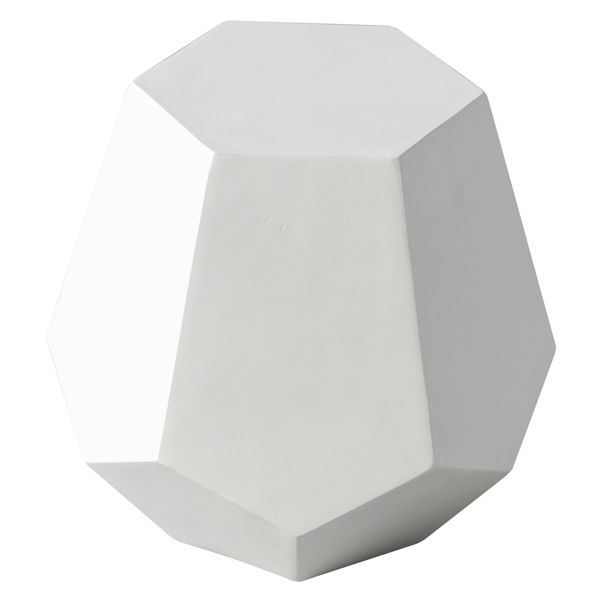 Pyrite Geometric Side/End Table in Fiberstone