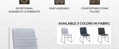 Zylar Leather/Polyester Office Guest Chair with Powder-Coated Stainless Steel Base