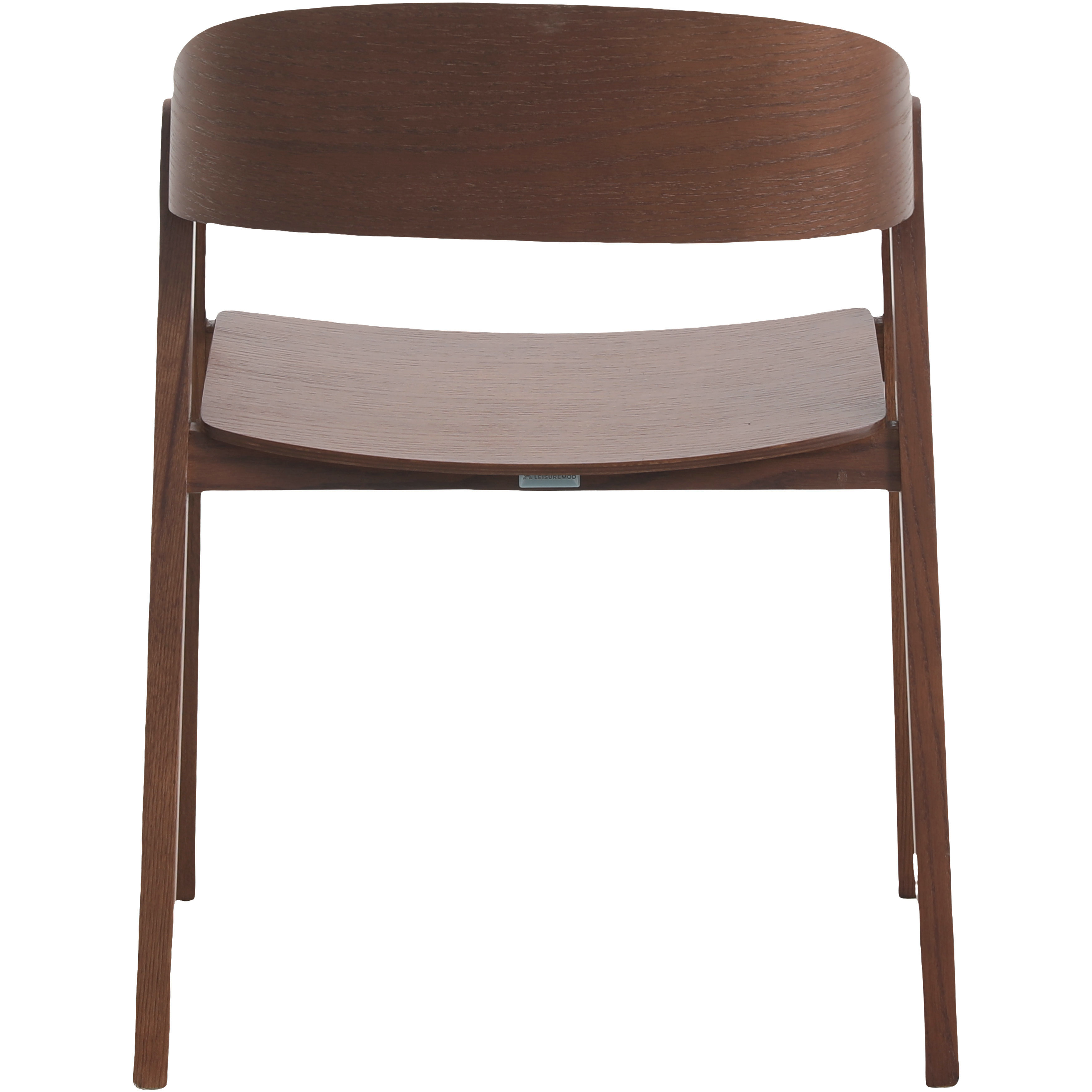 Rivo Dining Chairs in Sturdy Oak Wood with Open Back Design and Armrests