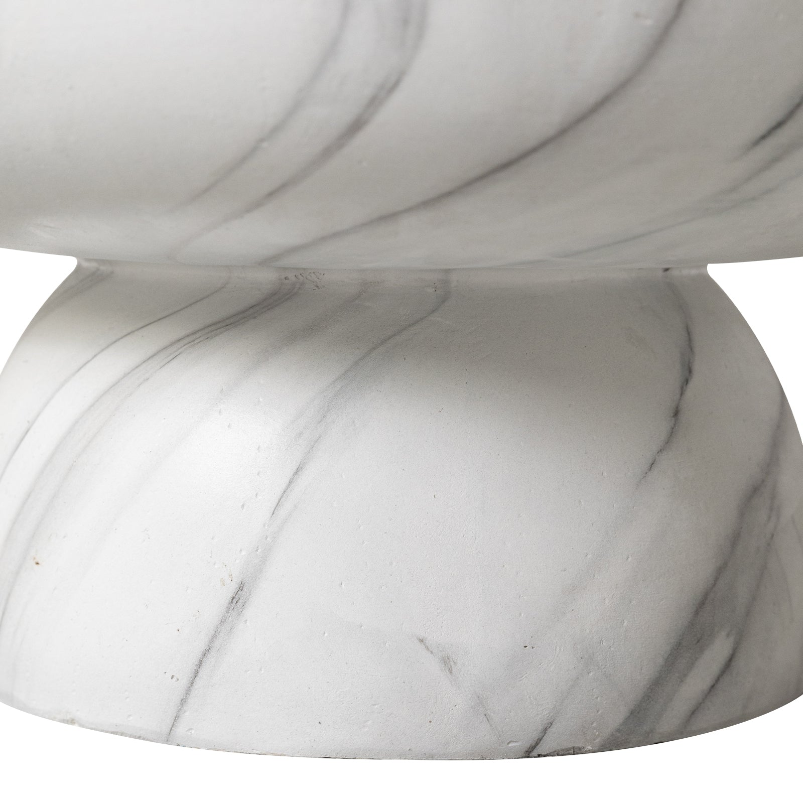 Ruben 27" Round Fiberstone Coffee Table with Powder-Coated Finish Centerpiece