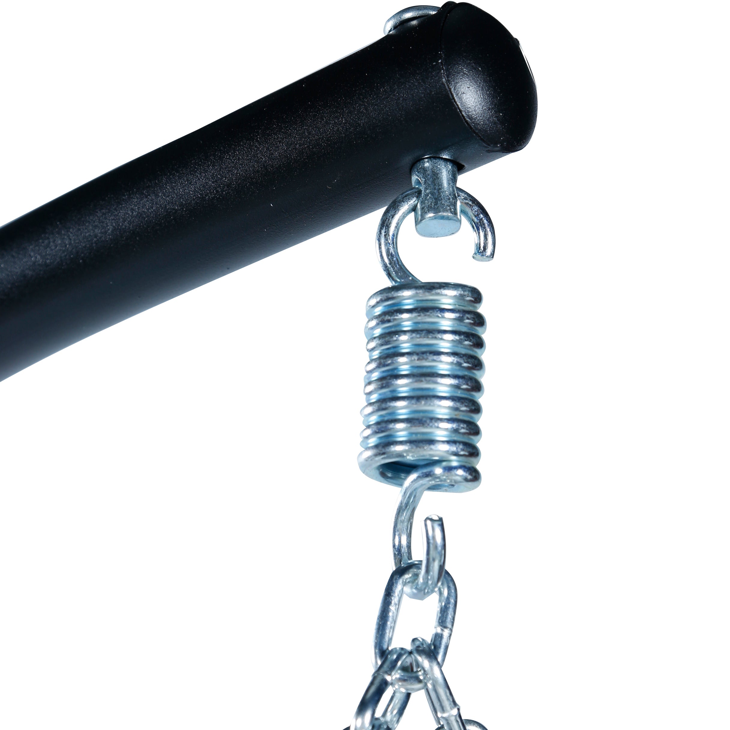 Recluse Modern Outdoor Egg Swing Chair Black/Brown/Grey Frame in Teardrop Design with ES57 Cushion