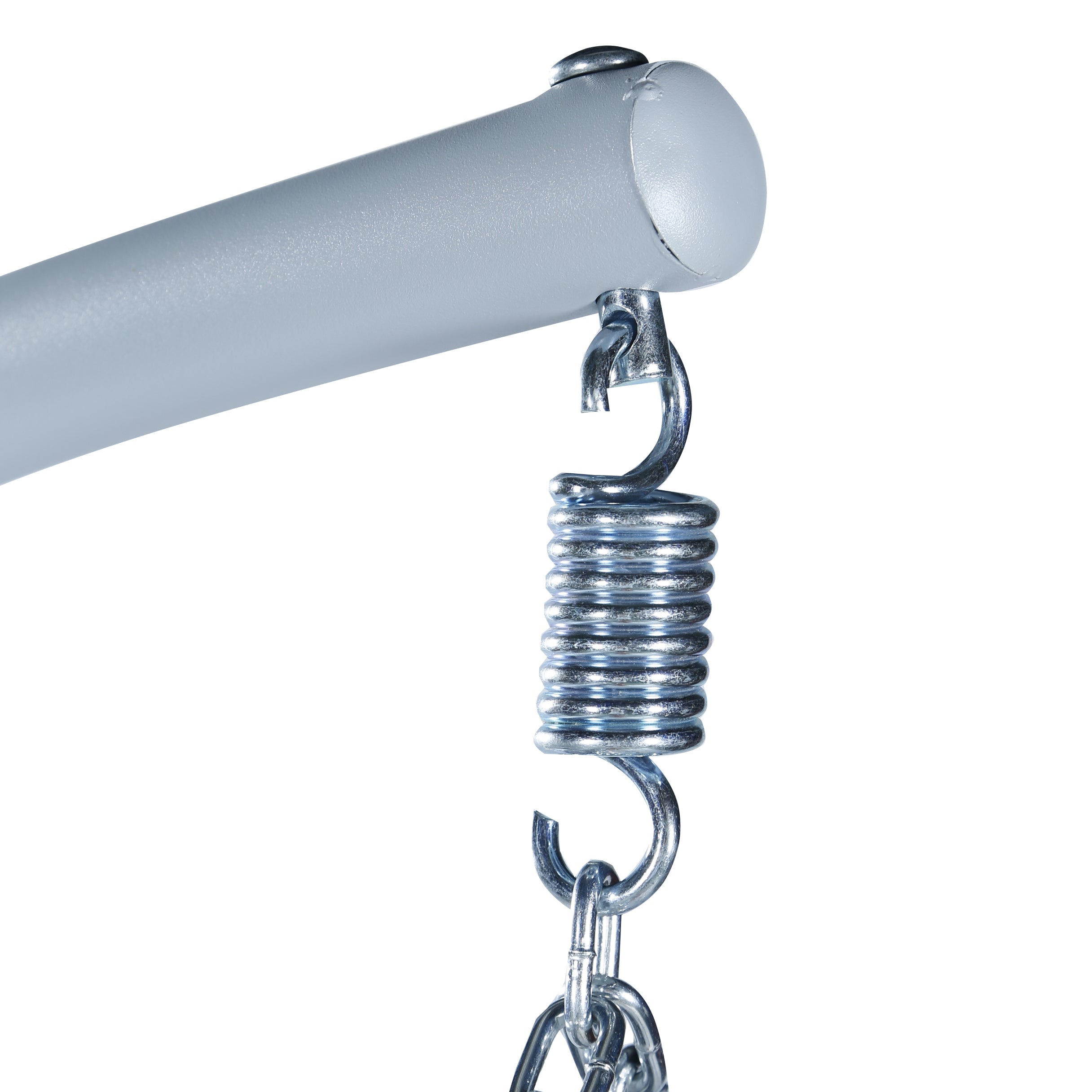 Recluse Modern Outdoor Egg Swing Chair Black/Brown/Grey Frame in Teardrop Design with ES57 Cushion