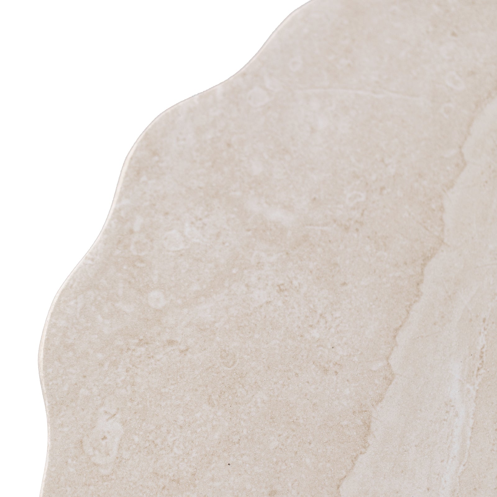 Ridge End/Side Table in Fiberstone for Indoor and Outdoor