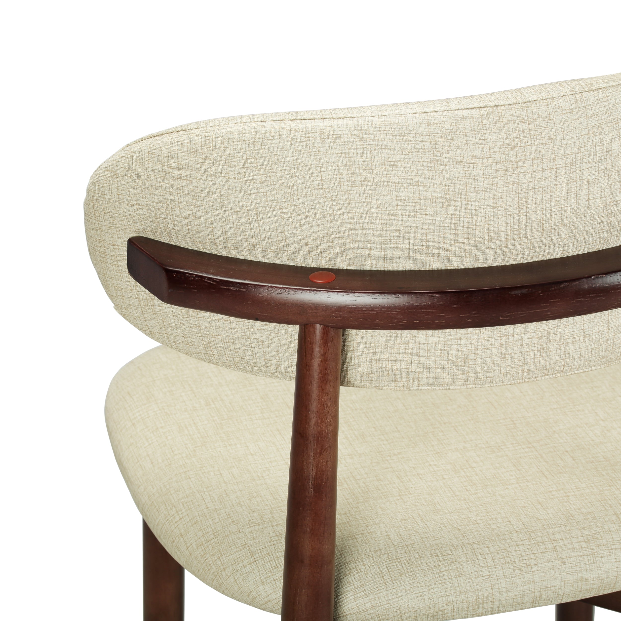 Sable Dining Chair with Leather Seats and Rubberwood Legs