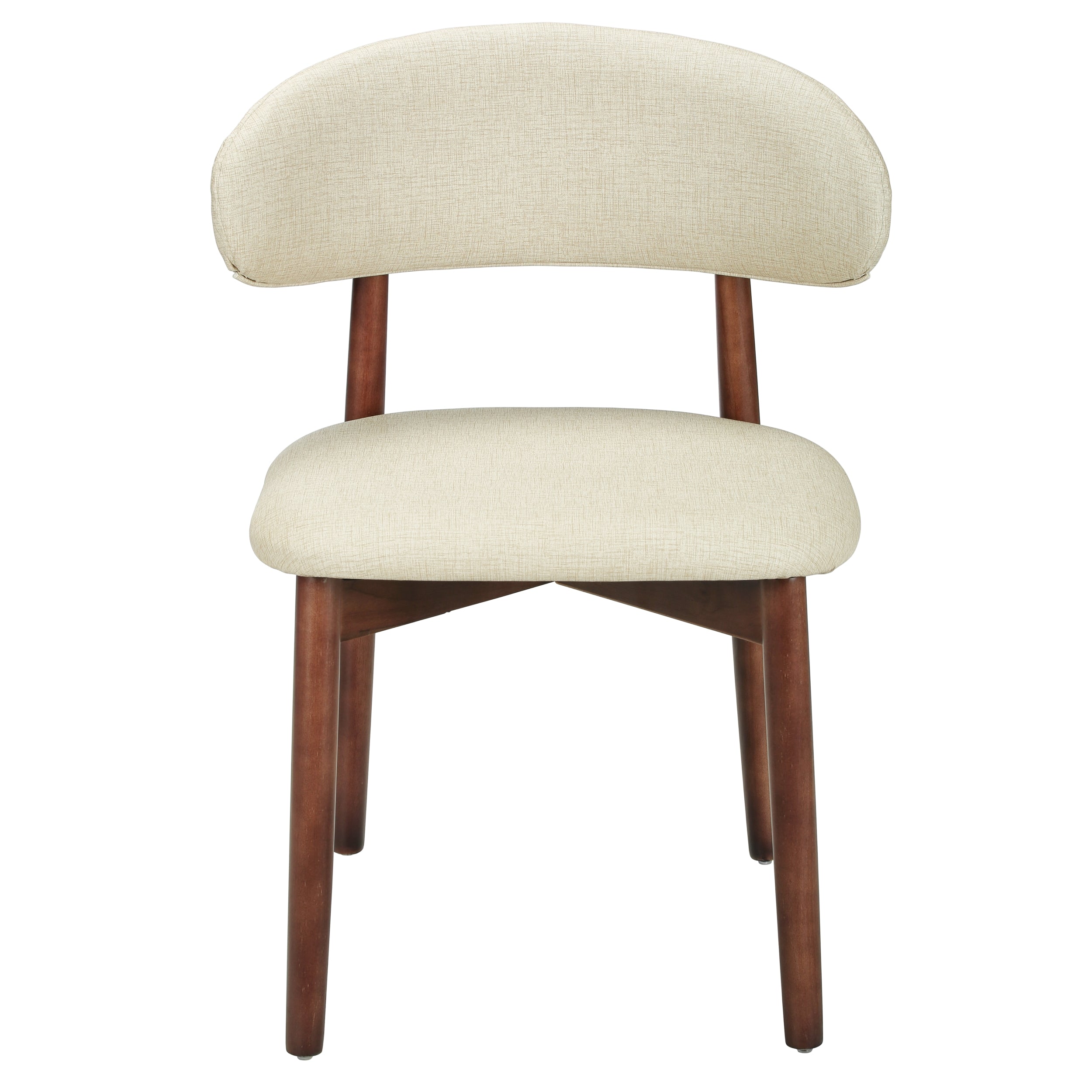 Sable Dining Chair with Leather Seats and Rubberwood Legs