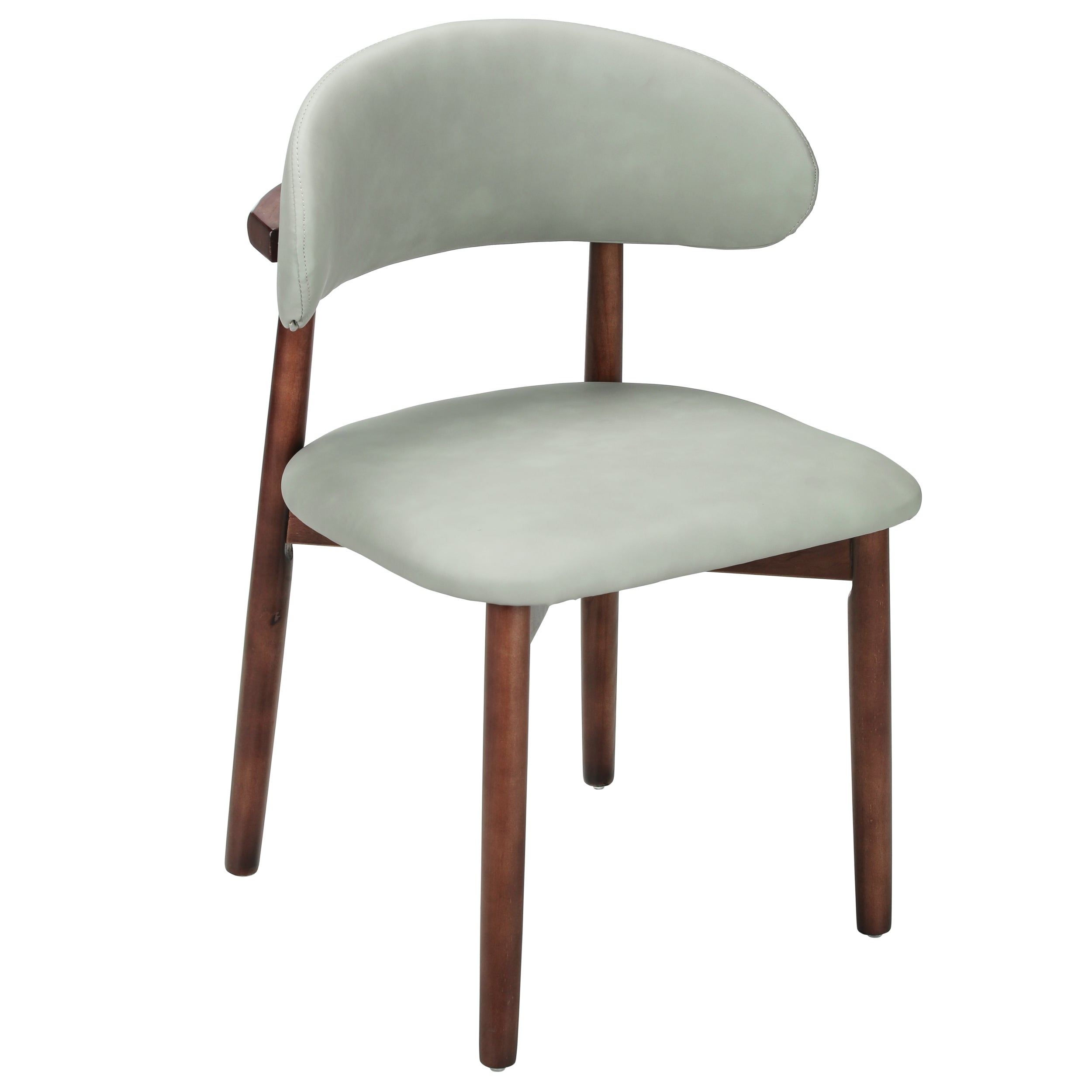 Sable Dining Chair with Leather Seats and Rubberwood Legs