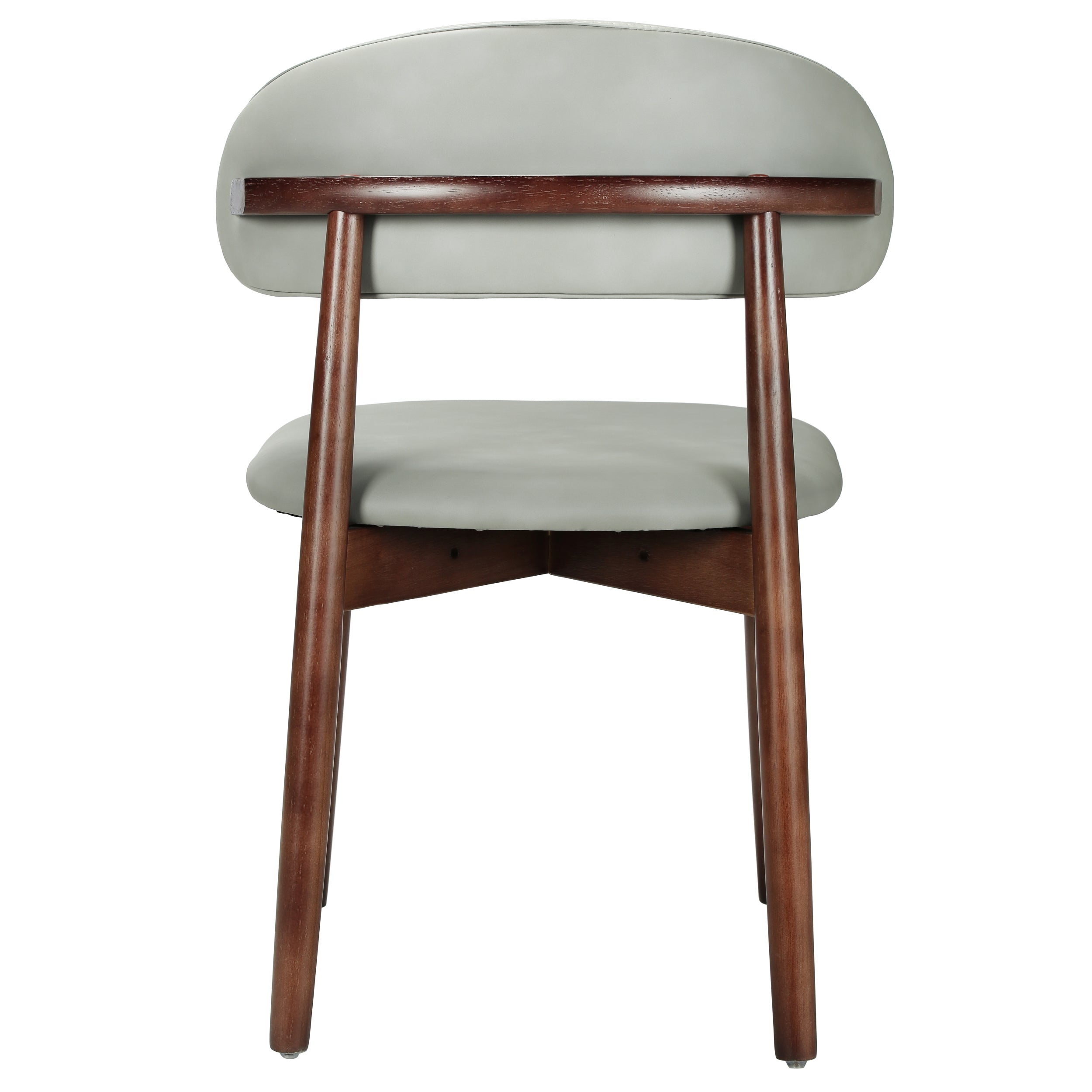 Sable Dining Chair with Leather Seats and Rubberwood Legs