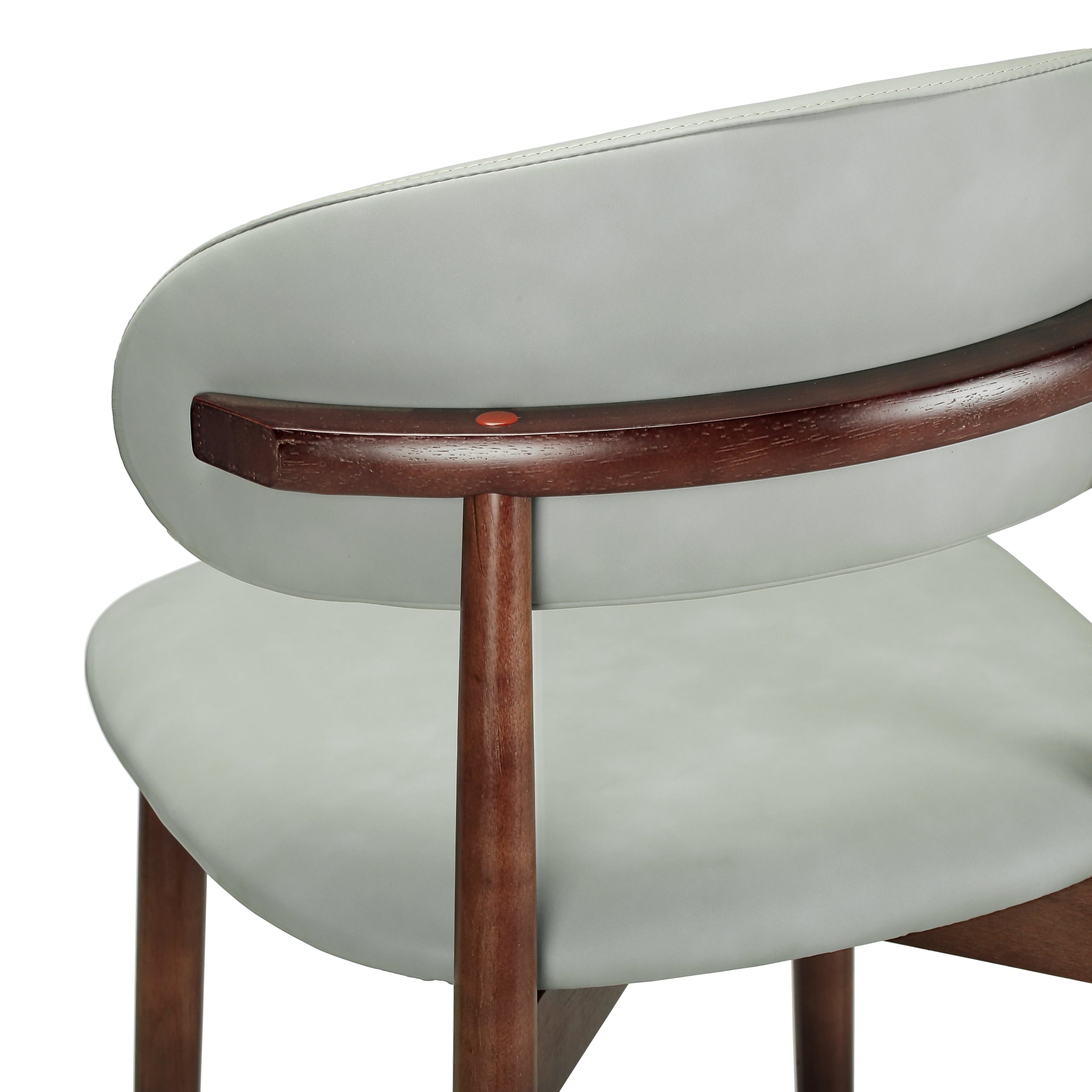 Sable Dining Chair with Leather Seats and Rubberwood Legs