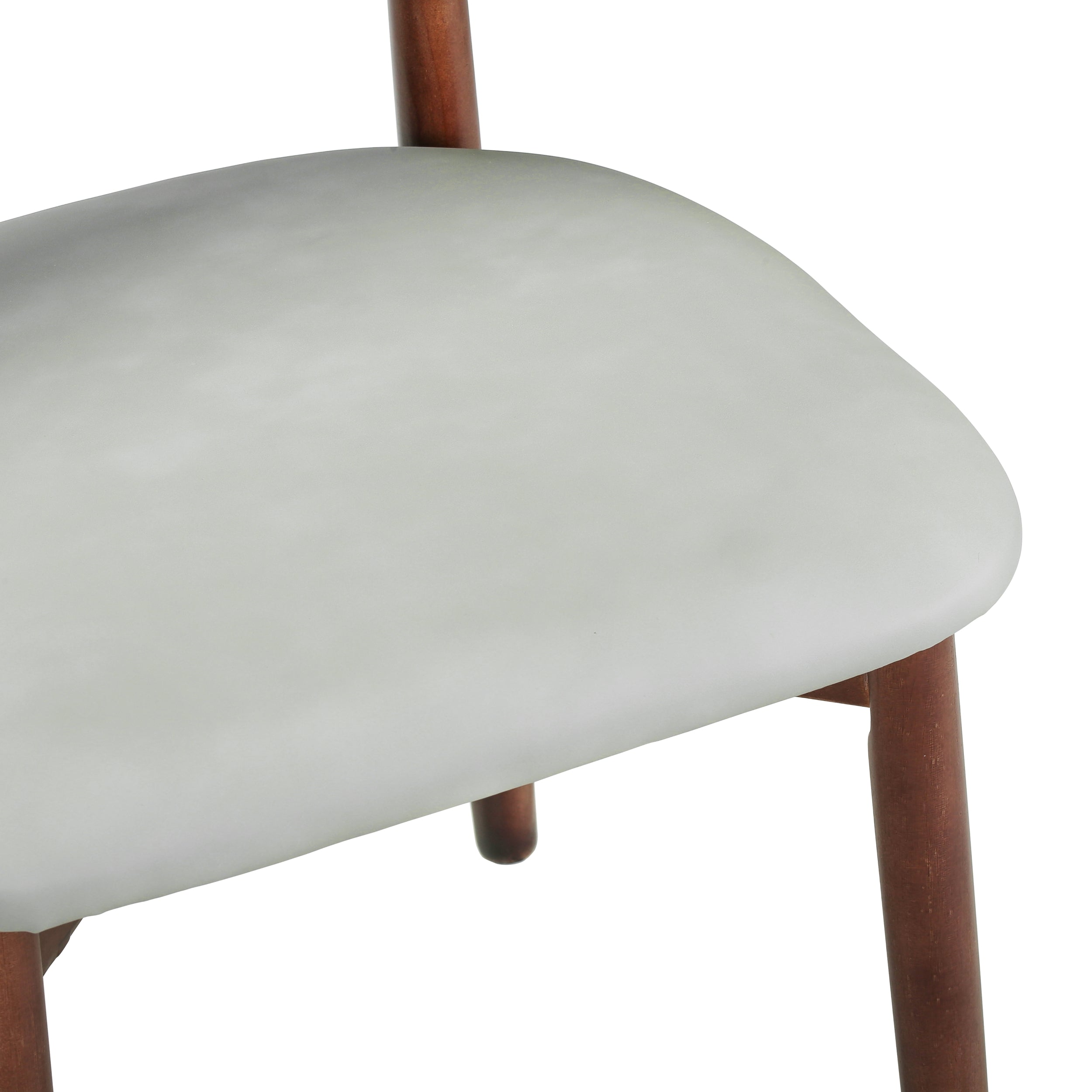 Sable Dining Chair with Leather Seats and Rubberwood Legs