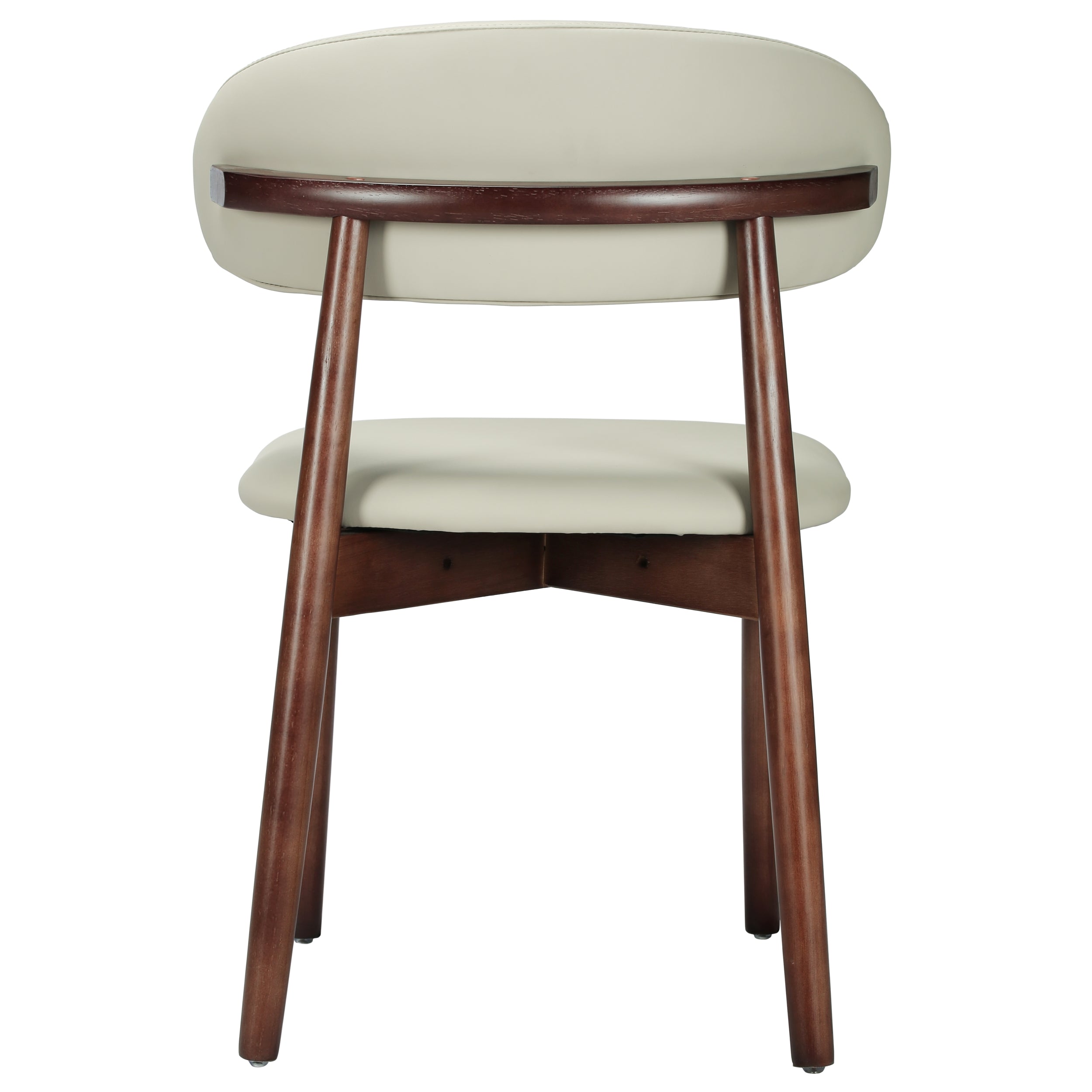 Sable Dining Chair with Leather Seats and Rubberwood Legs