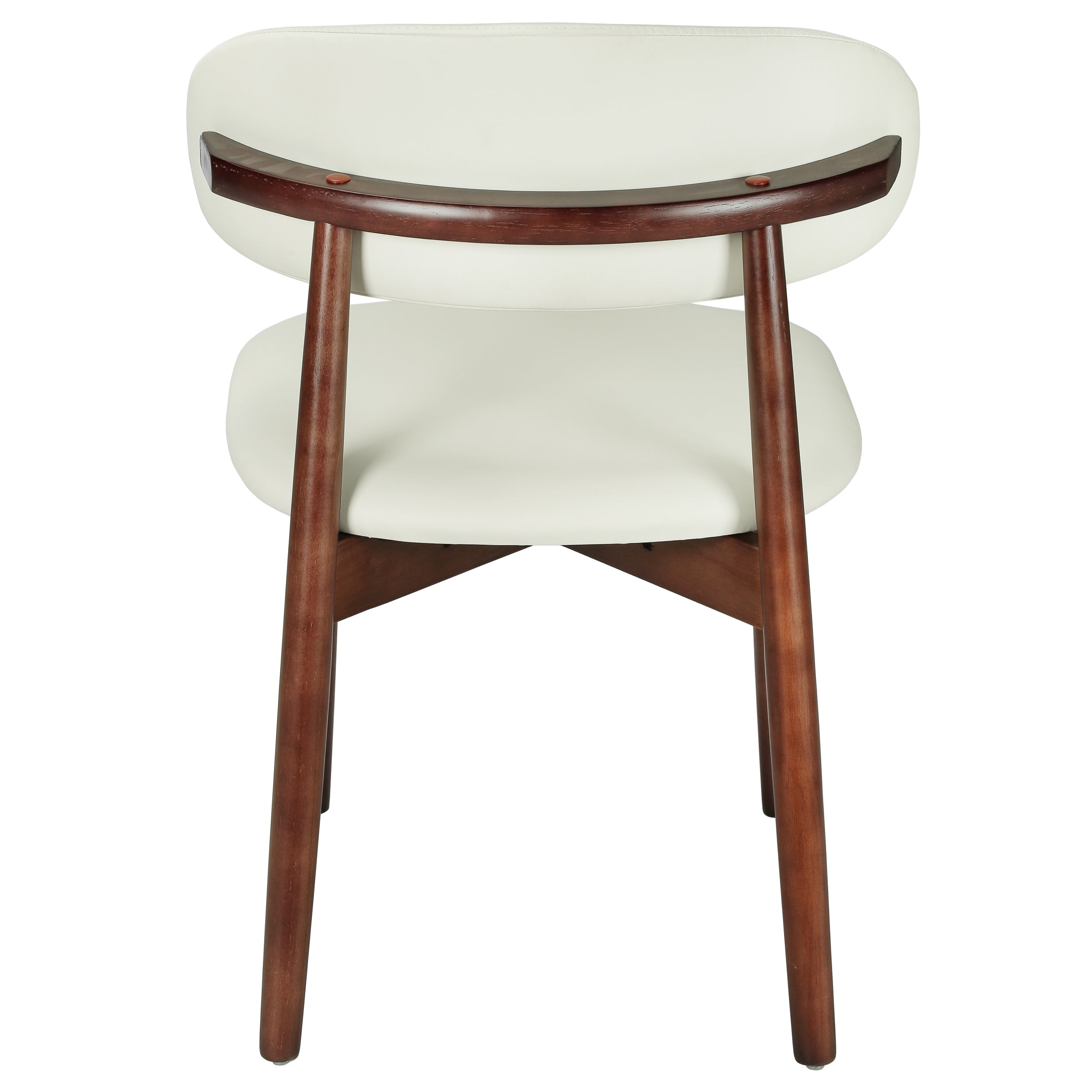 Sable Dining Chair with Leather Seats and Rubberwood Legs