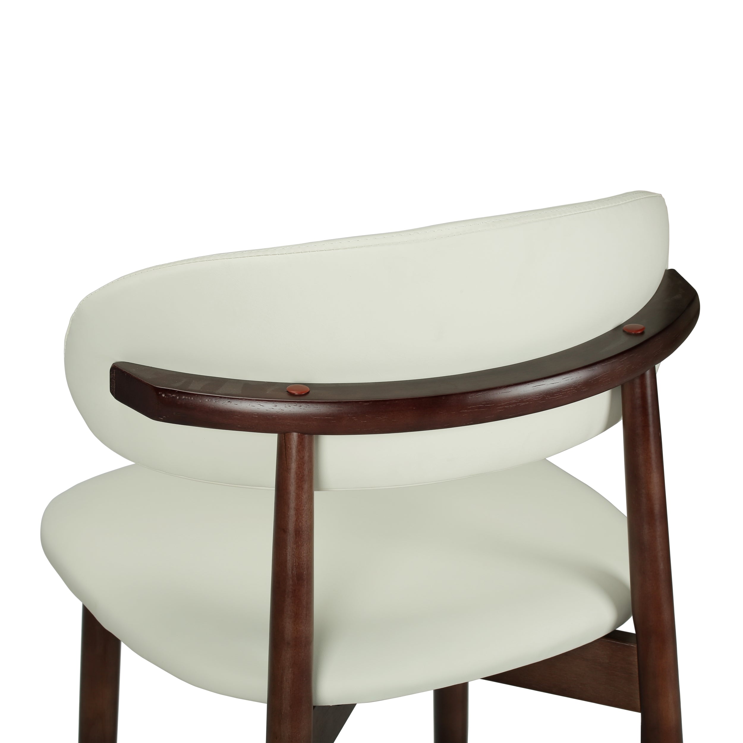 Sable Dining Chair with Leather Seats and Rubberwood Legs