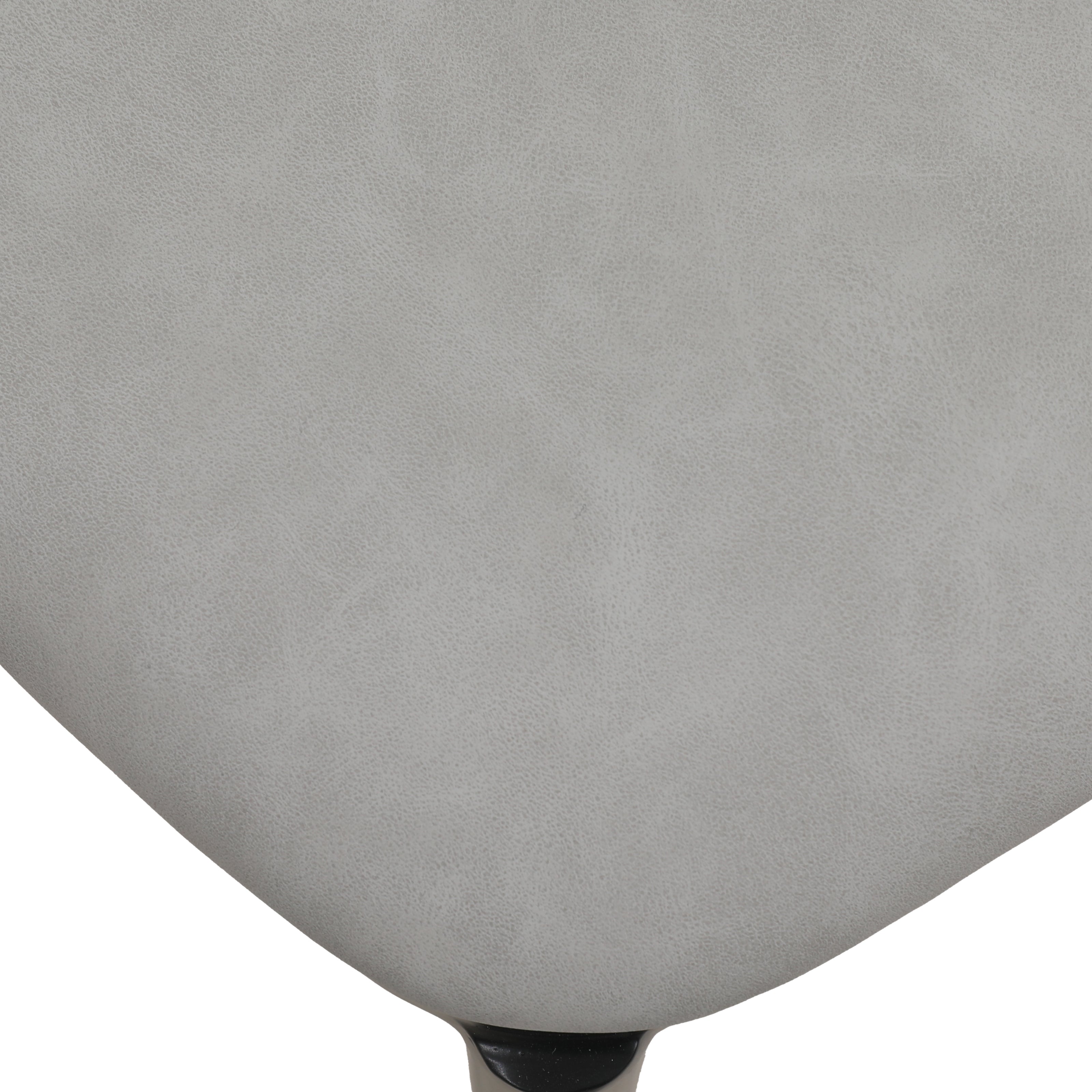 Tule Dining Side Chair with Upholstered Seat and Powder-Coated Steel Frame