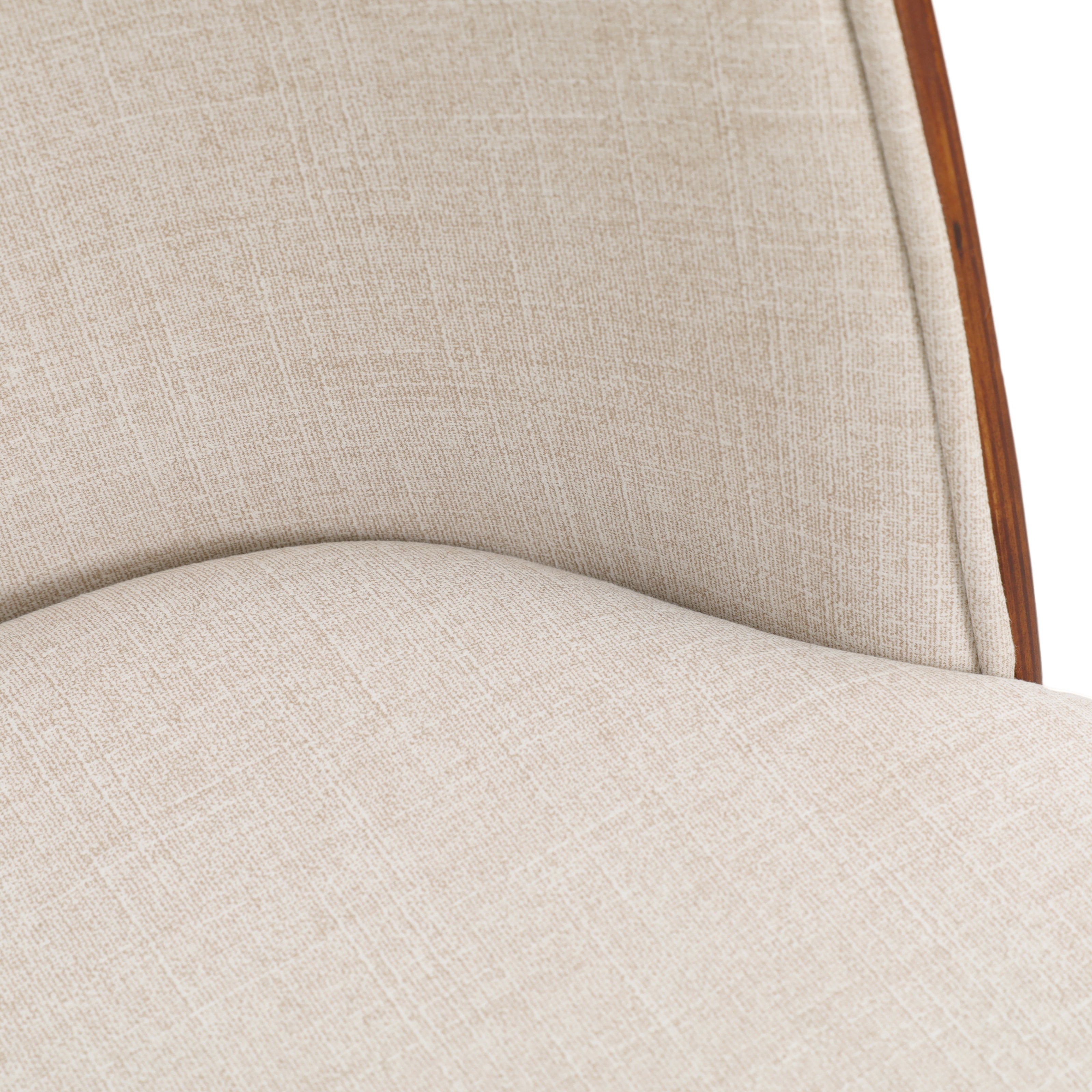 Tule Dining Side Chair with Upholstered Seat and Powder-Coated Steel Frame