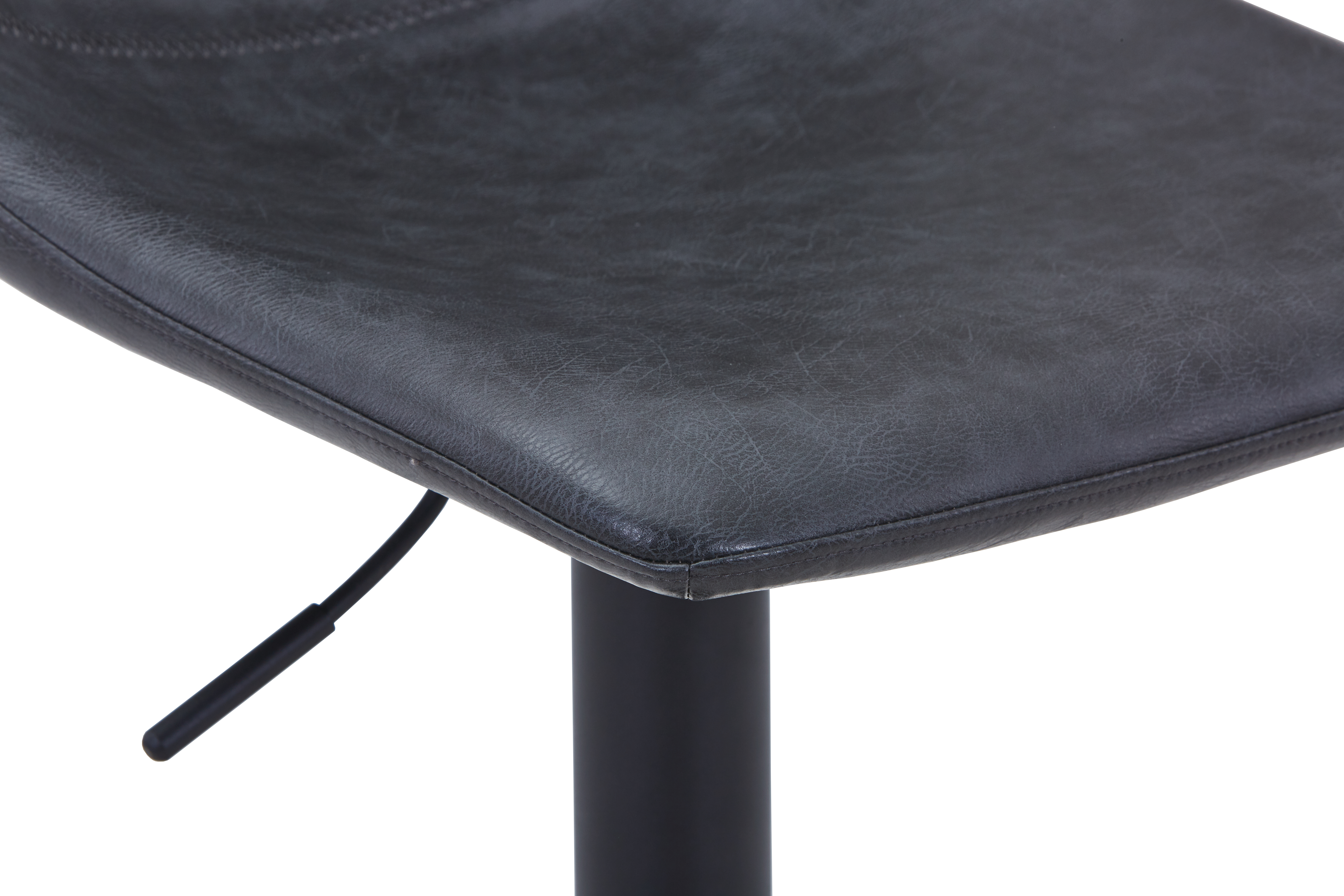 Tilbury Modern Adjustable Bar Stool with Footrest and 360-Degree Swivel