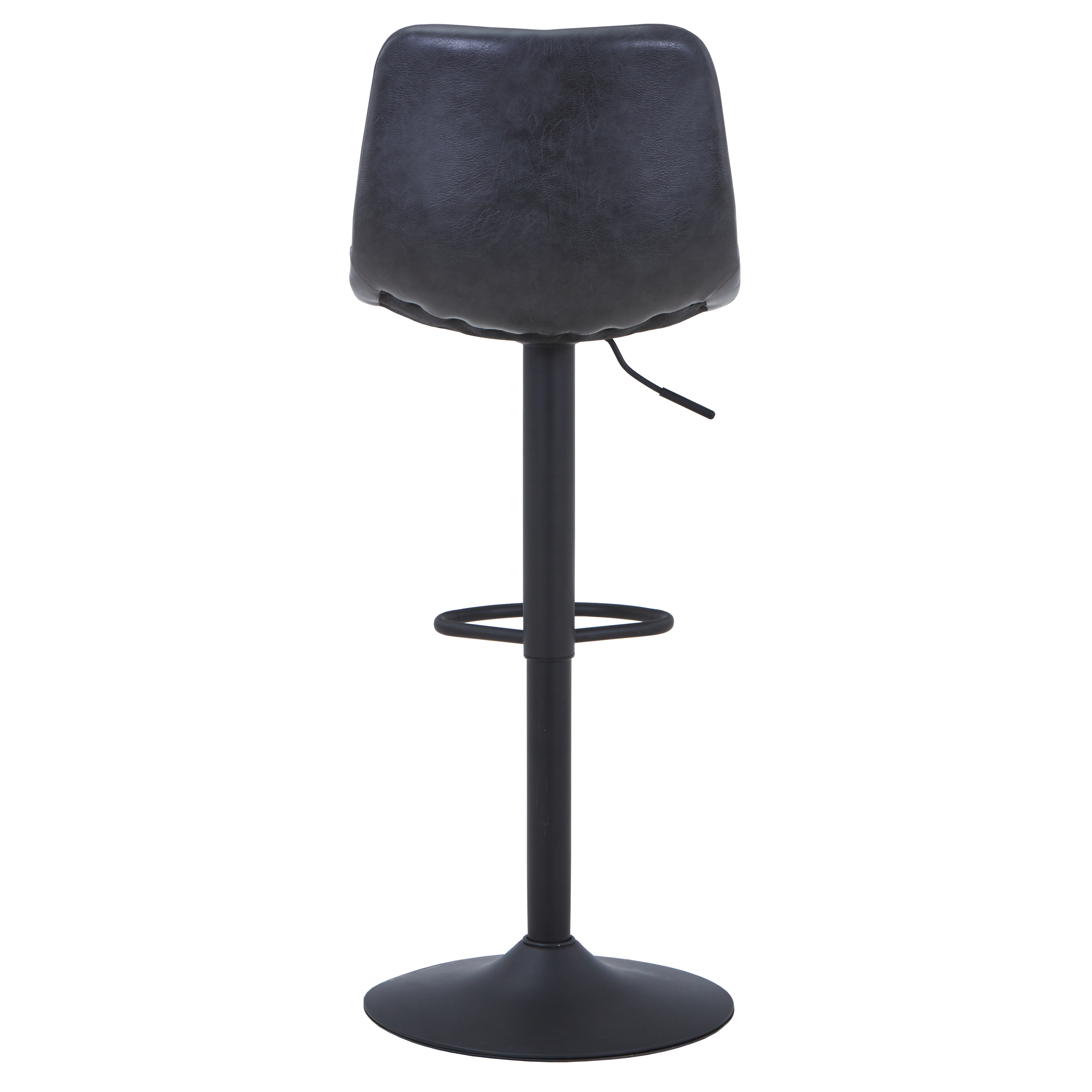 Tilbury Modern Adjustable Bar Stool with Footrest and 360-Degree Swivel