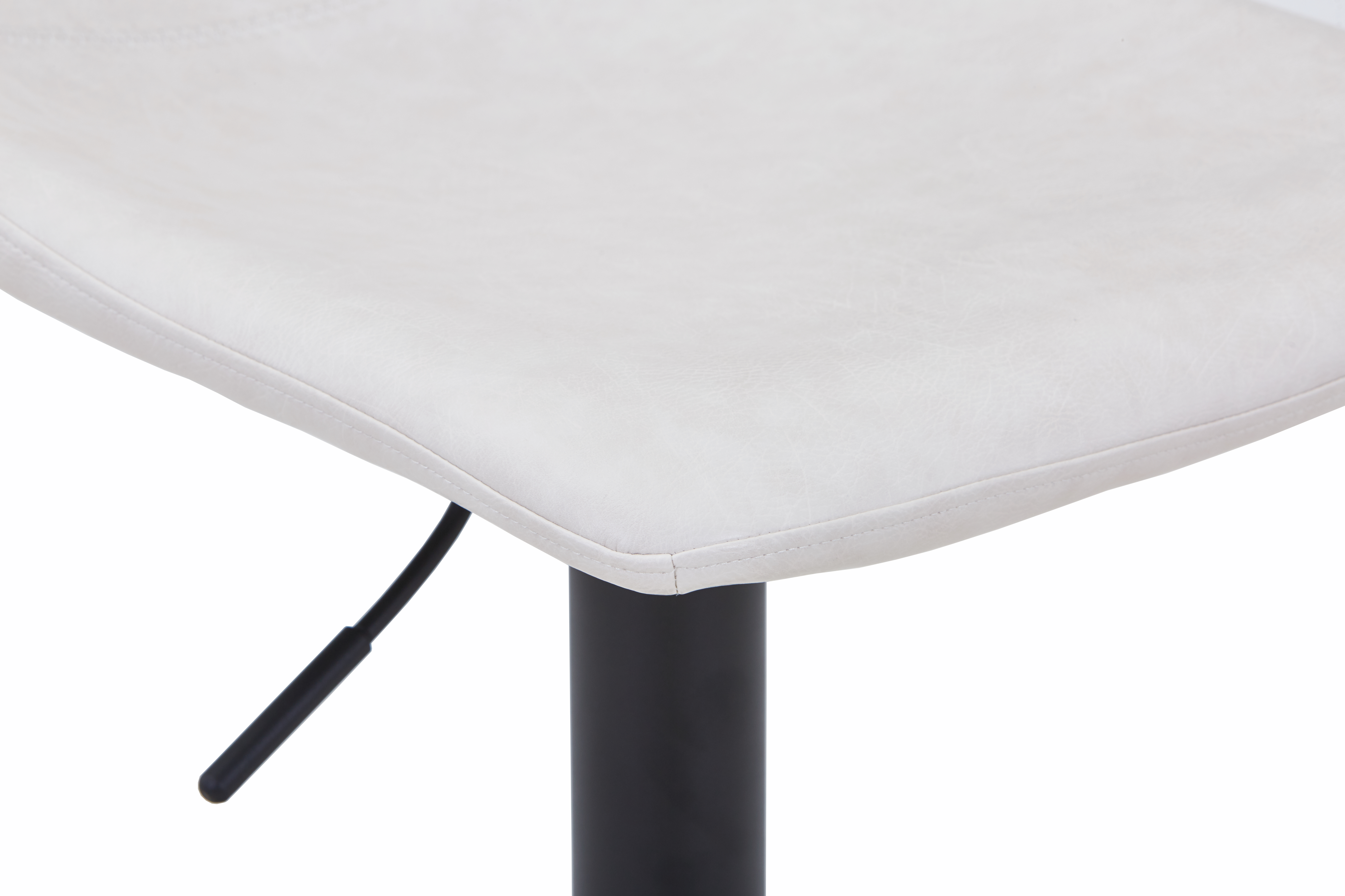 Tilbury Modern Adjustable Bar Stool with Footrest and 360-Degree Swivel