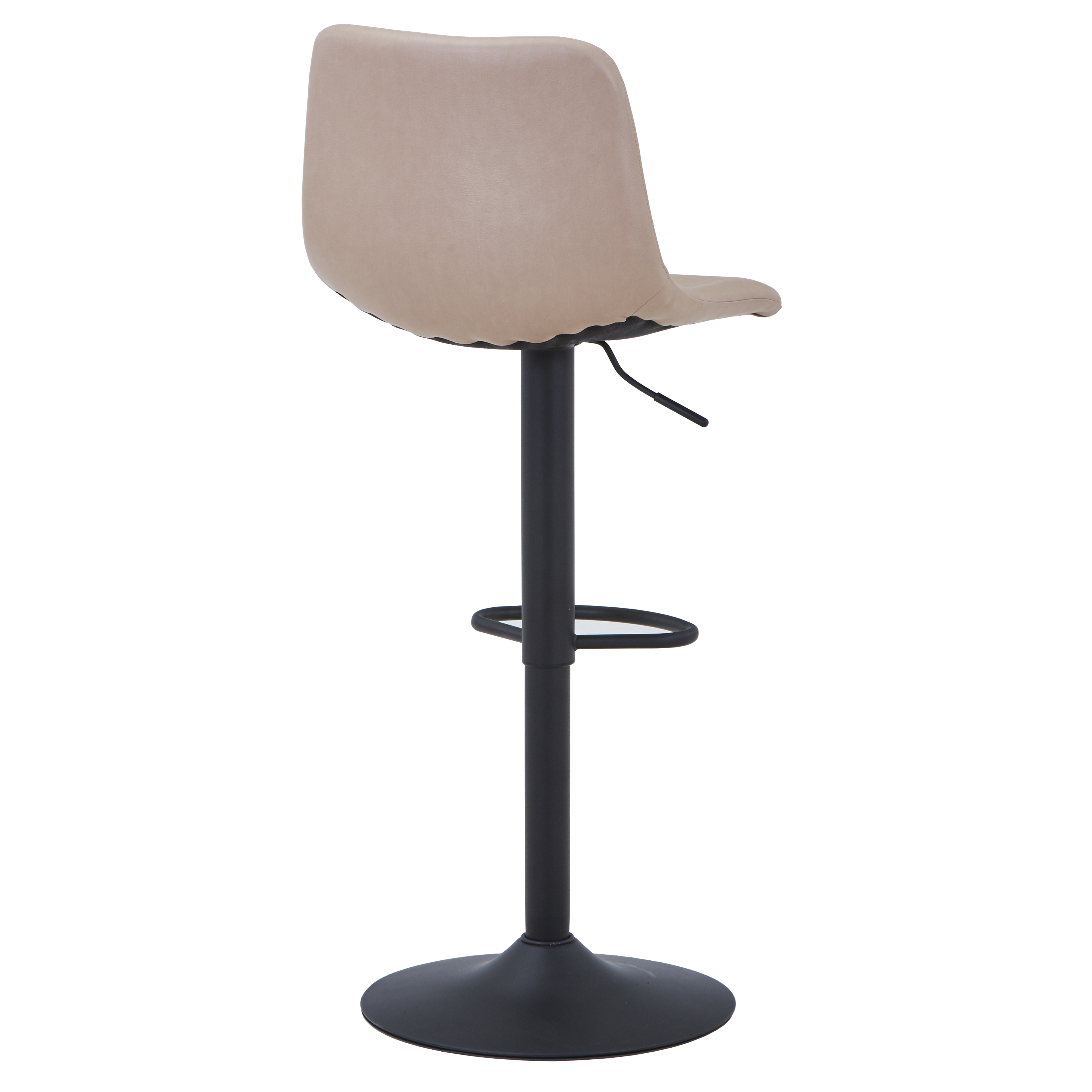 Tilbury Modern Adjustable Bar Stool with Footrest and 360-Degree Swivel