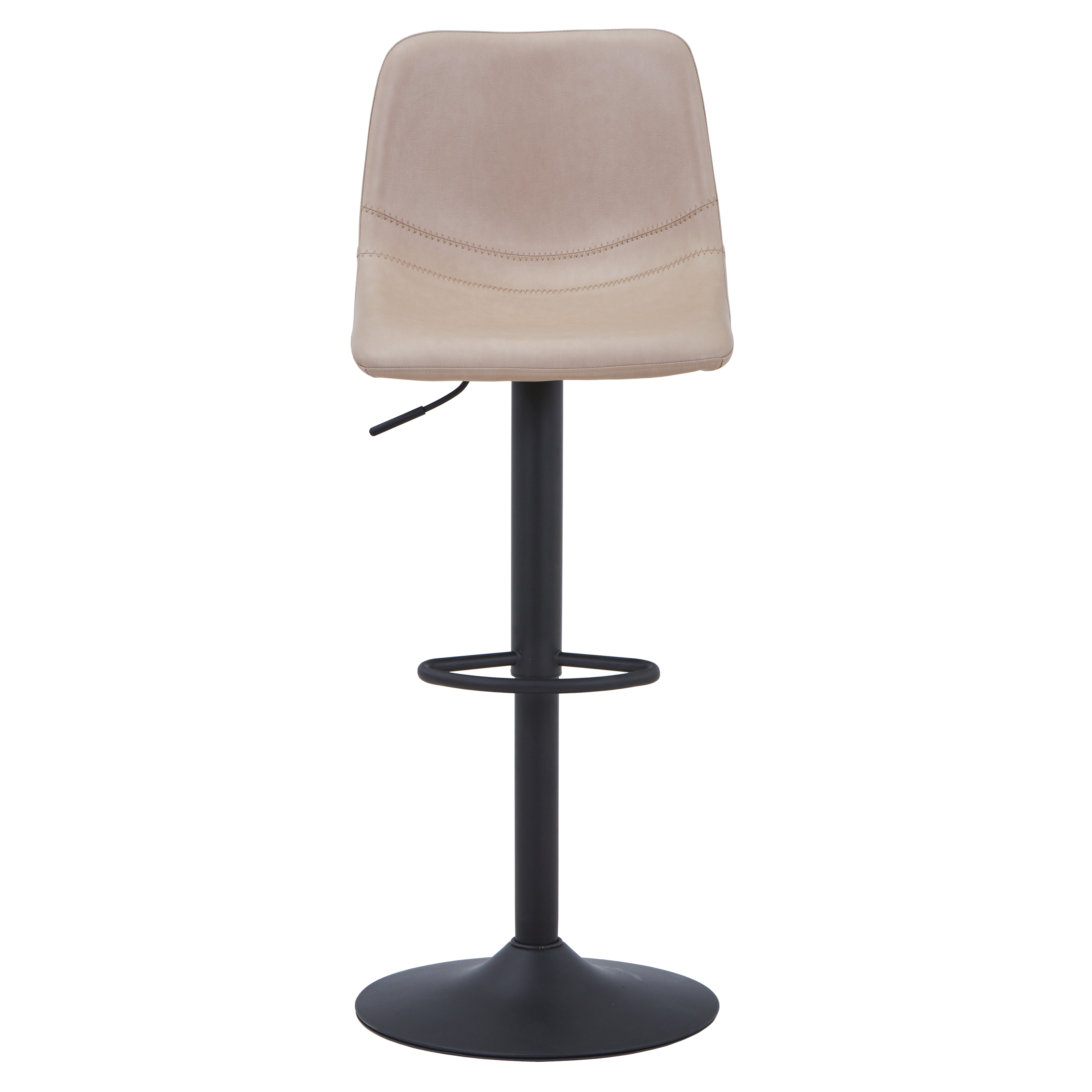 Tilbury Modern Adjustable Bar Stool with Footrest and 360-Degree Swivel