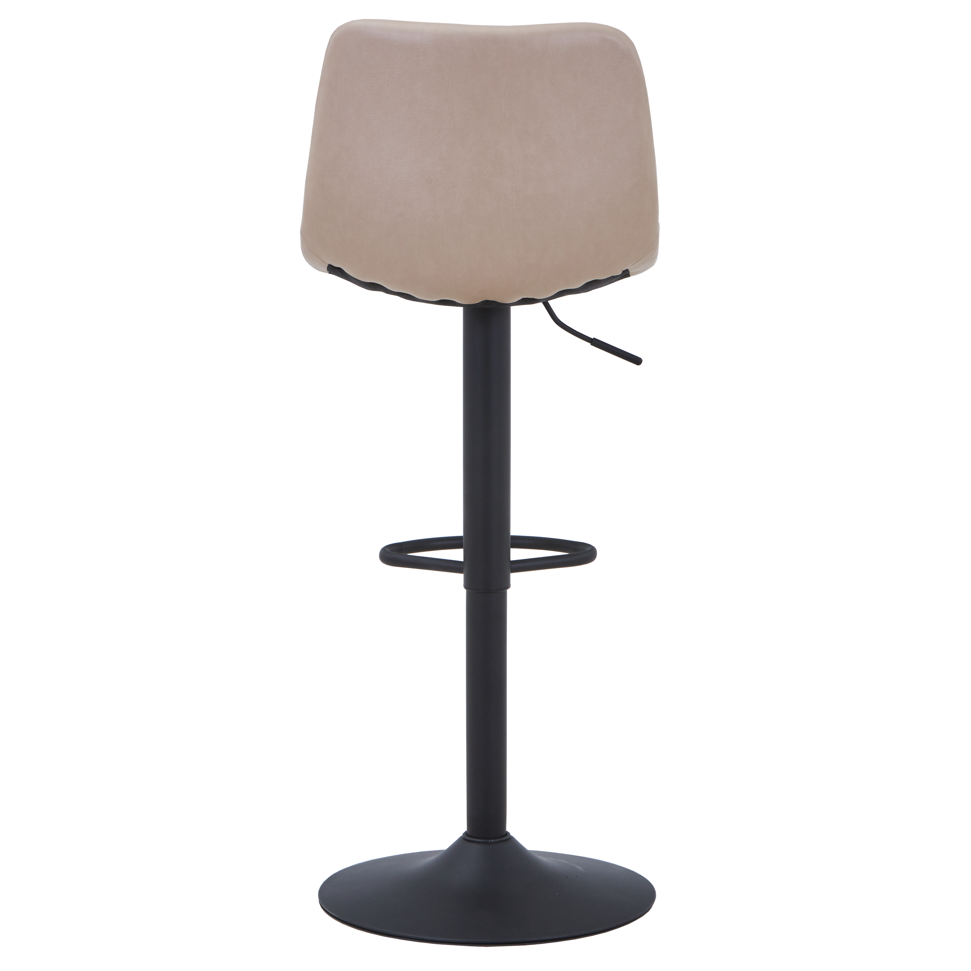 Tilbury Modern Adjustable Bar Stool with Footrest and 360-Degree Swivel