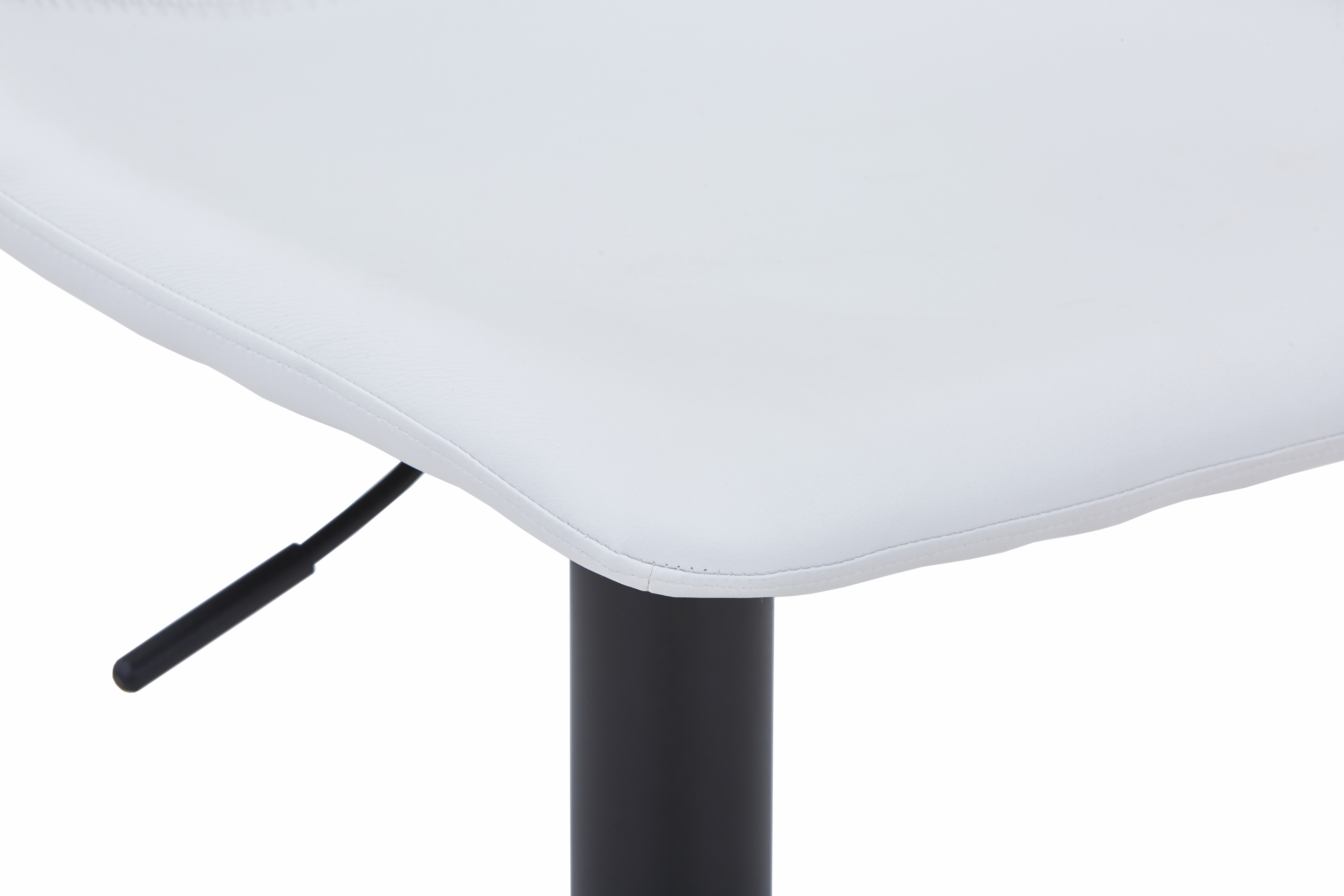 Tilbury Modern Adjustable Bar Stool with Footrest and 360-Degree Swivel
