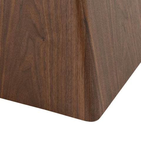 Zephyr 47" Square Dining Table with Sintered Stone/Ash Wood Tabletop and Iron Base