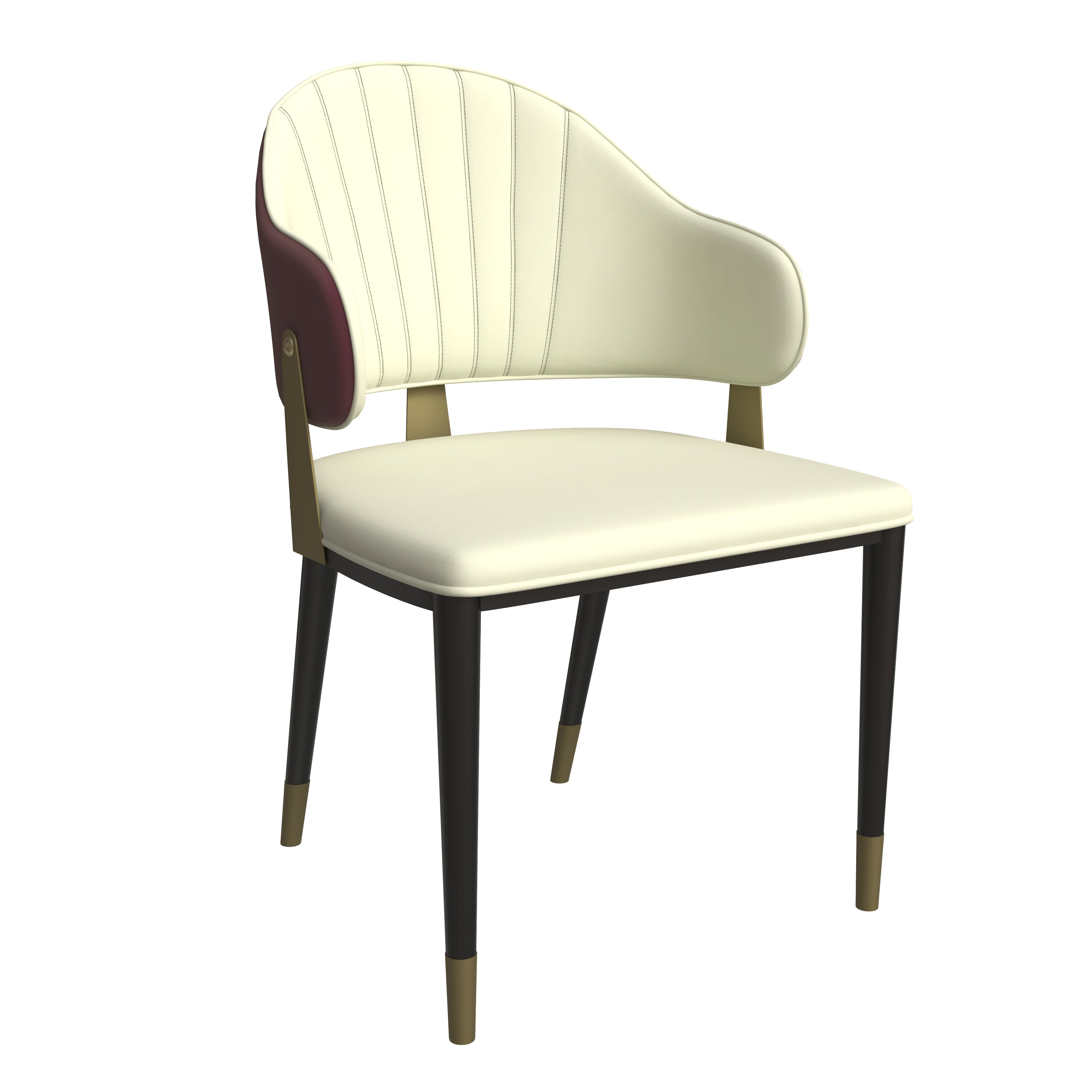 Zayle 7-Piece Dining Set with 55" Rectangular Dining Table in White/Gold Sintered Stone Top and 6 Leather Dining ChairsElevate your dining experience with the luxurious Zayle 7-Piece Dining Set. The sleek 55" rectangular table features a stunning white an