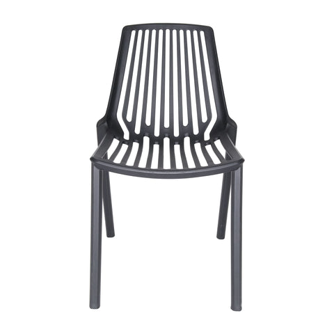 LeisureMod Acken Plastic Stackable Dining Chair