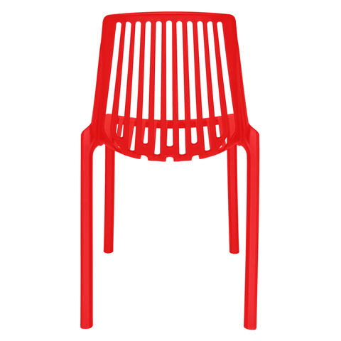 LeisureMod Acken Plastic Stackable Dining Chair