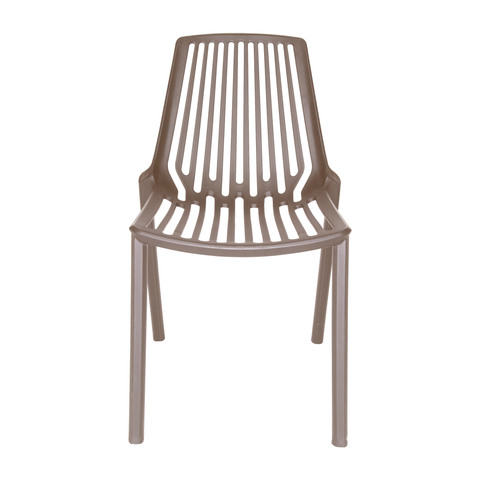 LeisureMod Acken Plastic Stackable Dining Chair
