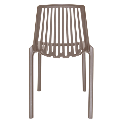 LeisureMod Acken Plastic Stackable Dining Chair