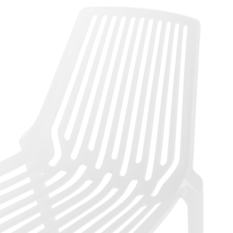 LeisureMod Acken Plastic Stackable Dining Chair