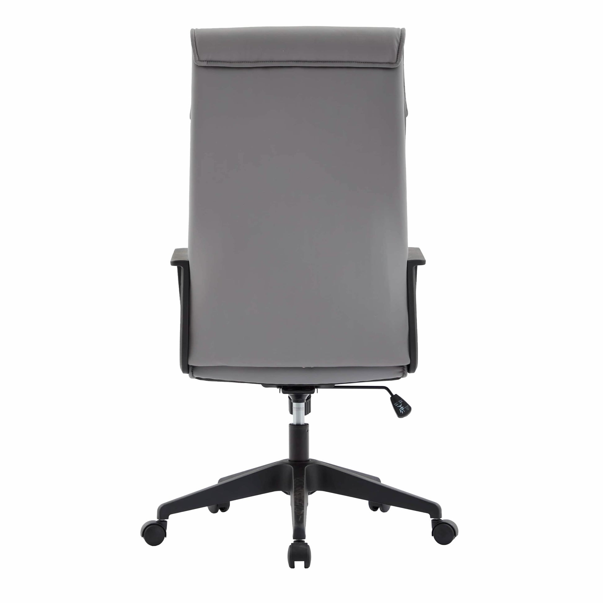 Aiaria Ergonomic High - Back Leather Office Chair with Adjustable Height, Swivel, Tilt, and Double Wheel Casters