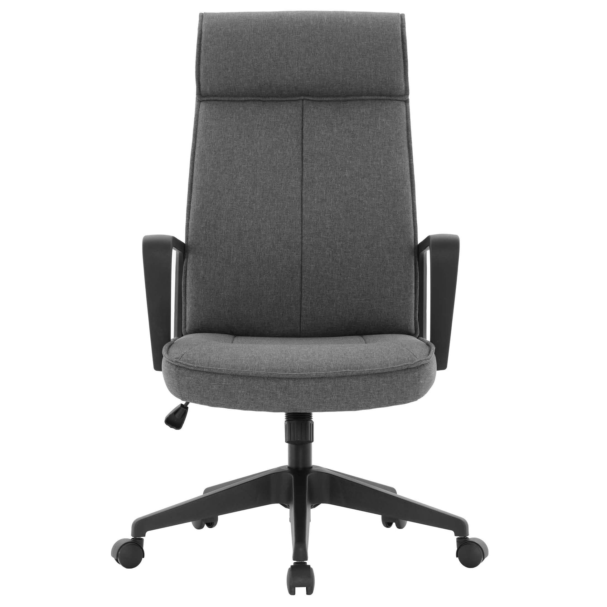 Aiaria Ergonomic High - Back Leather Office Chair with Adjustable Height, Swivel, Tilt, and Double Wheel Casters