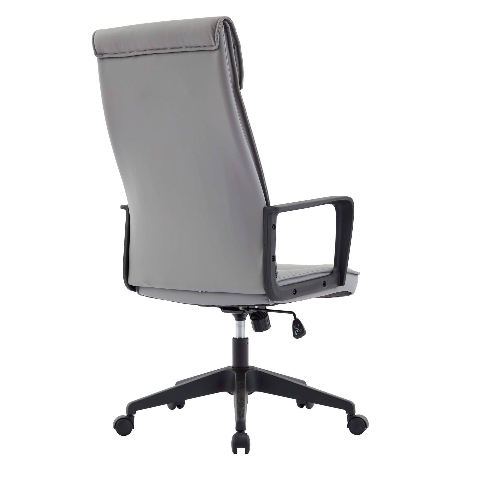 Aiaria Ergonomic High - Back Leather Office Chair with Adjustable Height, Swivel, Tilt, and Double Wheel Casters