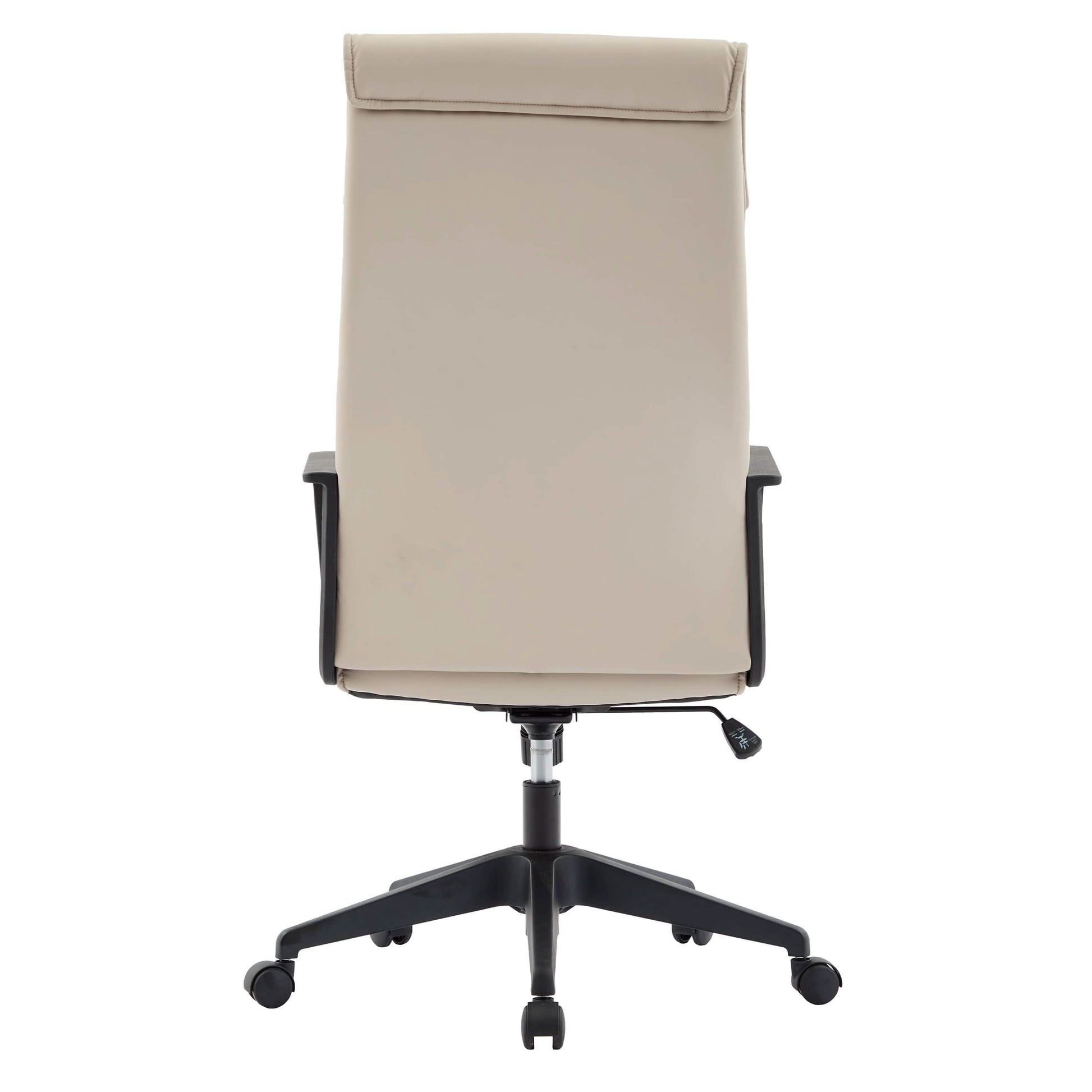 Aiaria Ergonomic High - Back Leather Office Chair with Adjustable Height, Swivel, Tilt, and Double Wheel Casters