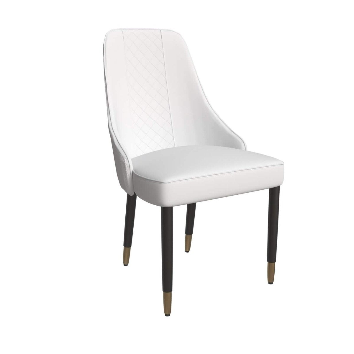 Allure Dining Chairs Fabric/Leather Seat and Back in Oak Wood