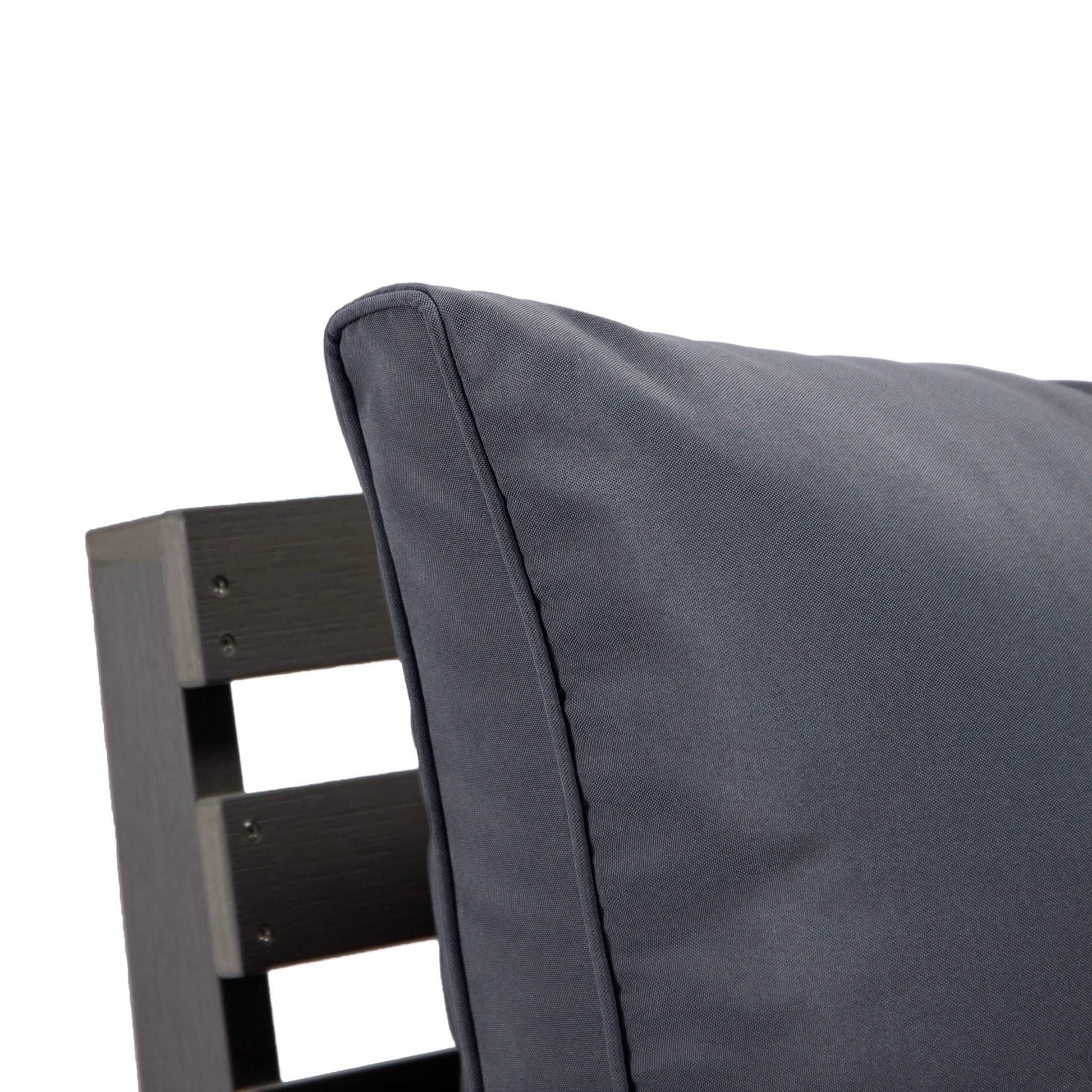Alpine Lounge Arm Chair with Removable Cushions in Polyester and High - Impact Polystyrene Frame