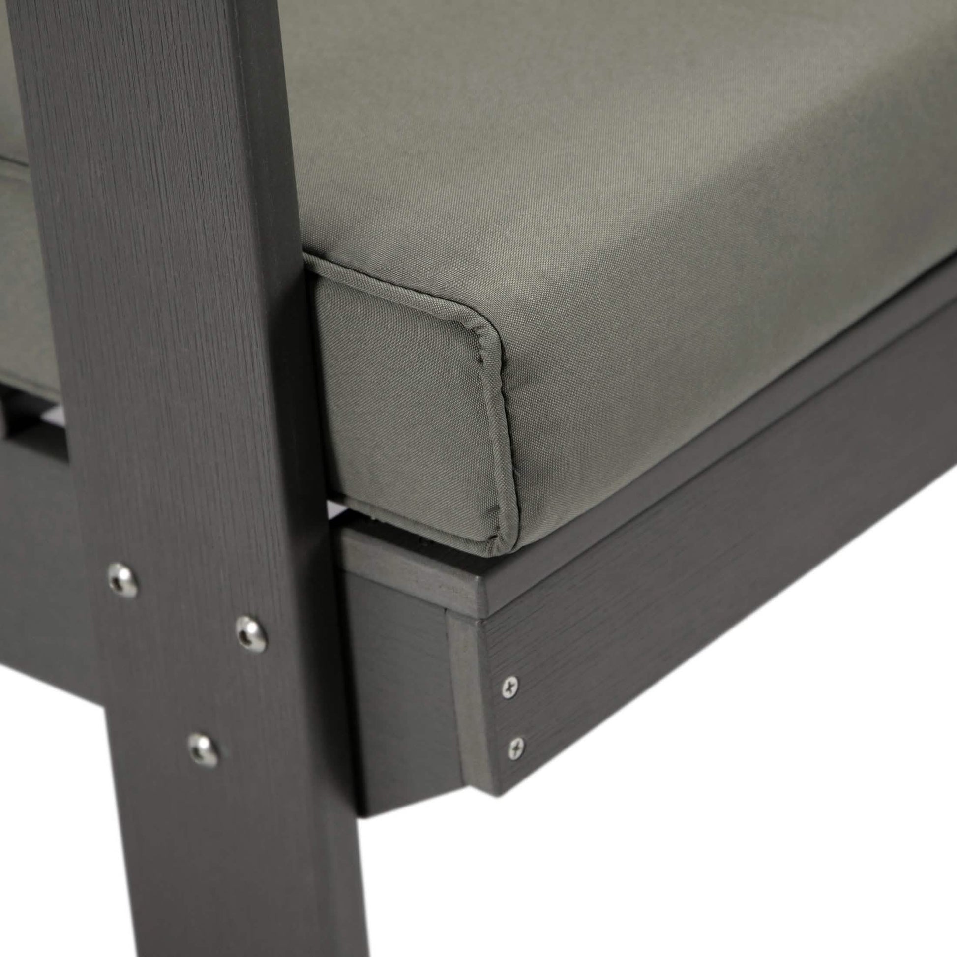Alpine Lounge Arm Chair with Removable Cushions in Polyester and High - Impact Polystyrene Frame