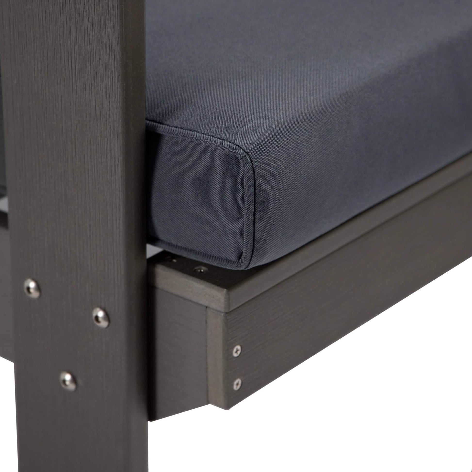 Alpine Lounge Arm Chair with Removable Cushions in Polyester and High - Impact Polystyrene Frame