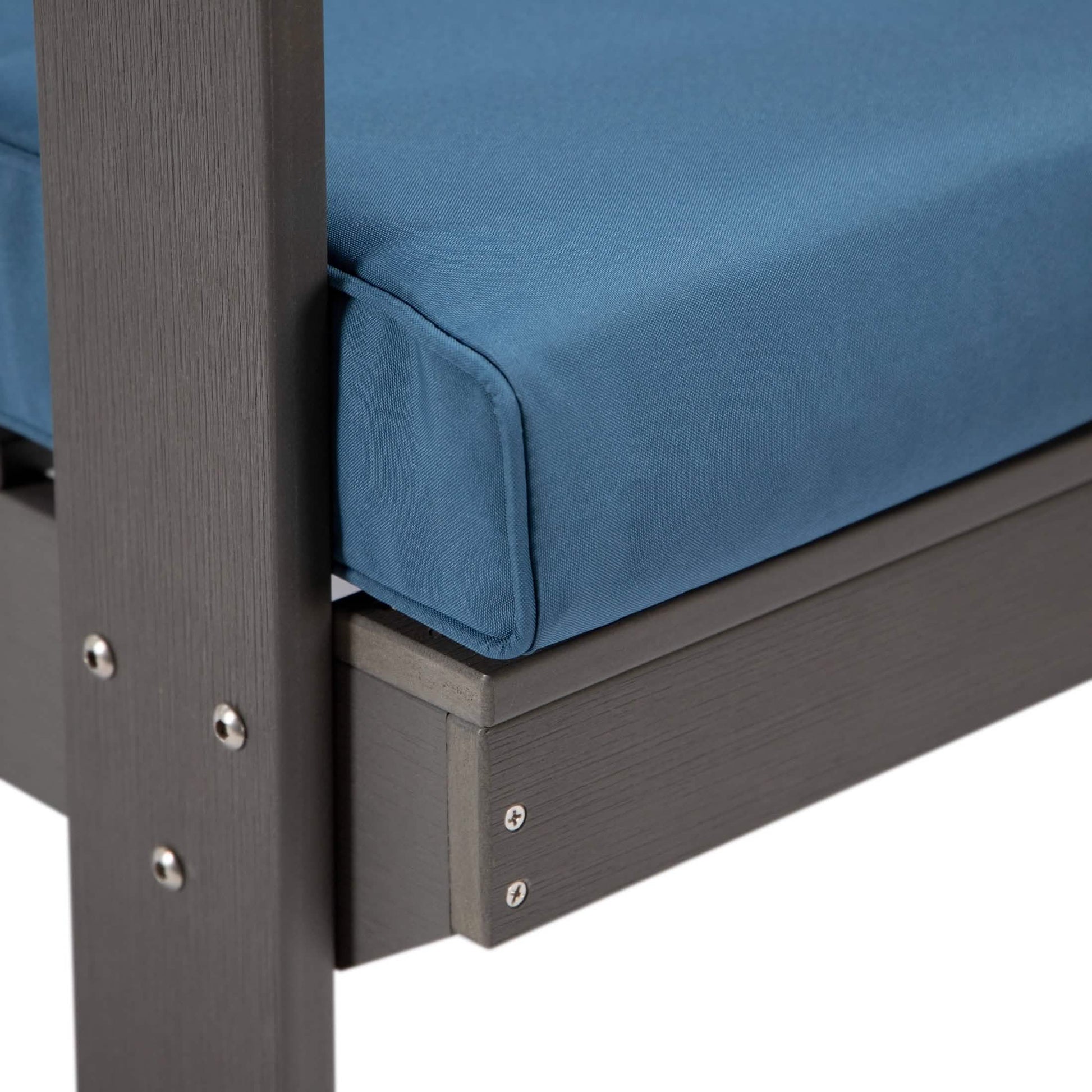 Alpine Lounge Arm Chair with Removable Cushions in Polyester and High - Impact Polystyrene Frame