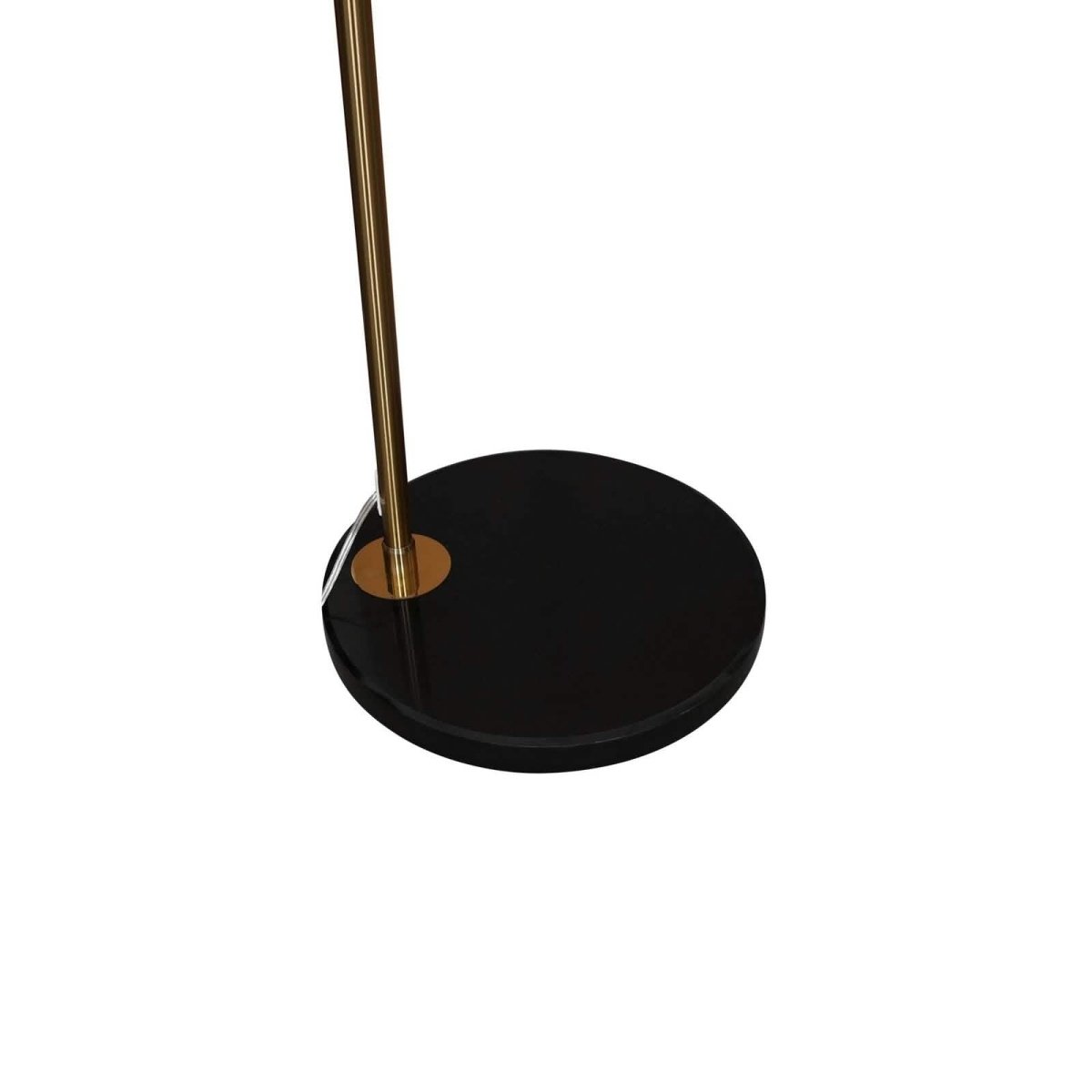 Arco Modern 76" Arched Floor Lamp: Black Marble Base & Metal Dome Shade