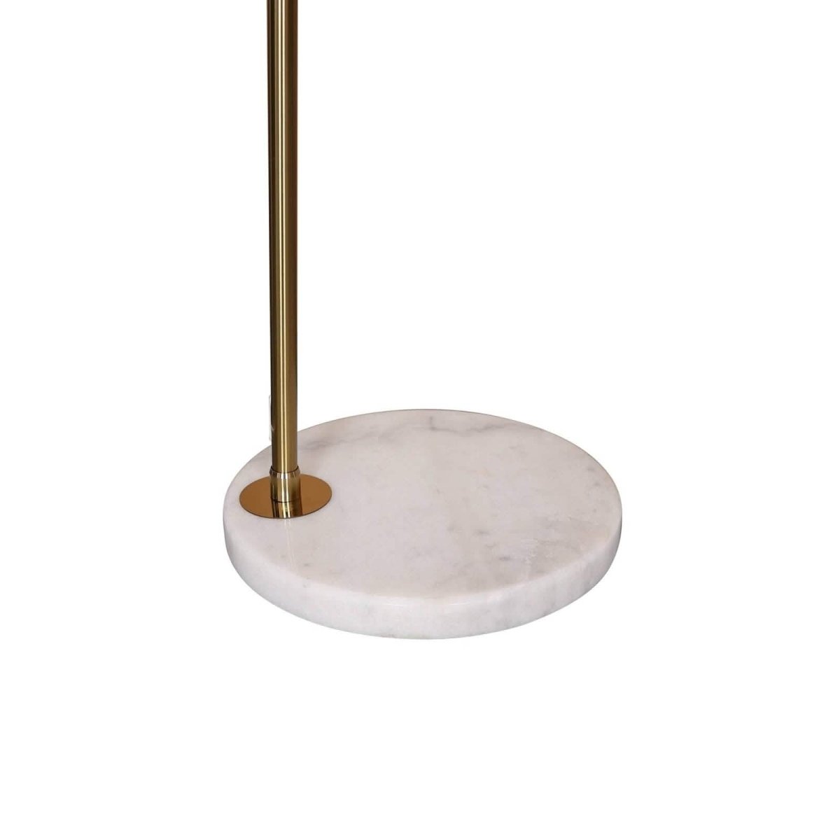 Arco Modern Arched Floor Lamp 76" Height with White Round Marble Base and Metal Dome Lamp Shade